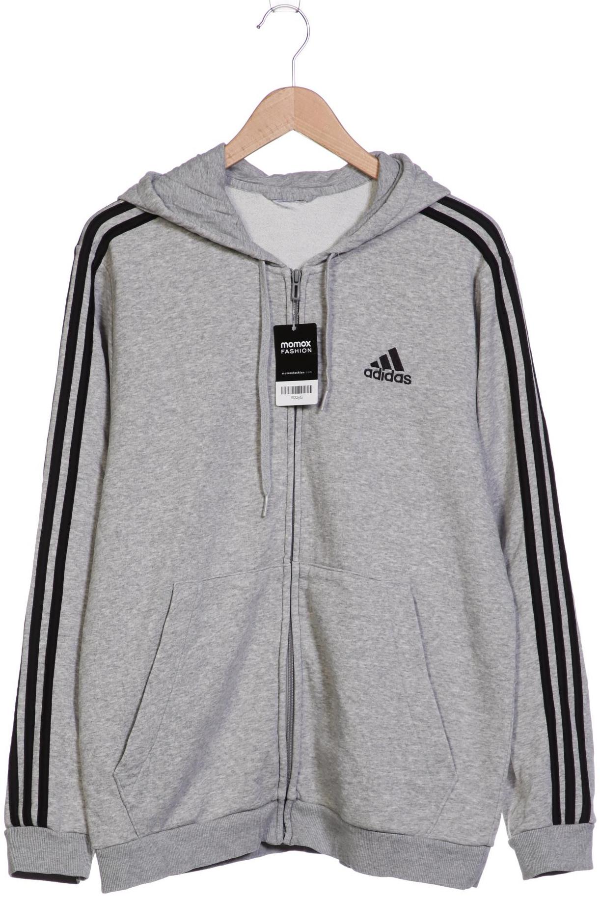 

adidas Herren Kapuzenpullover, grau, Gr. 56