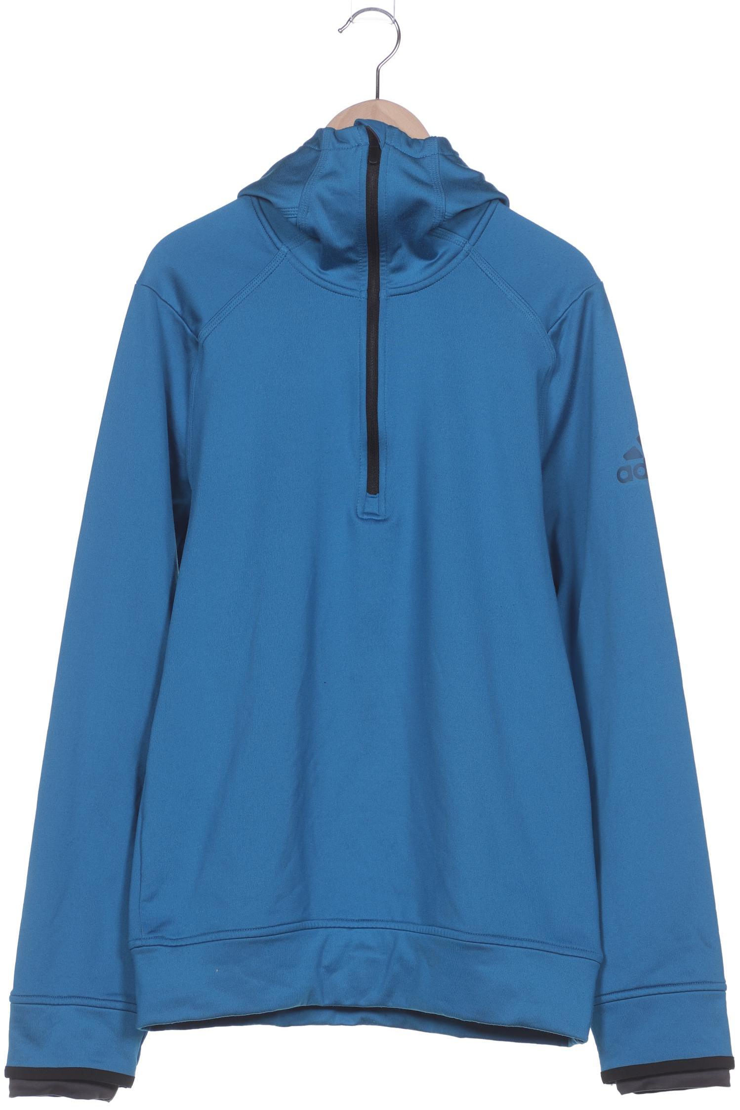 

adidas Herren Kapuzenpullover, blau, Gr. 46