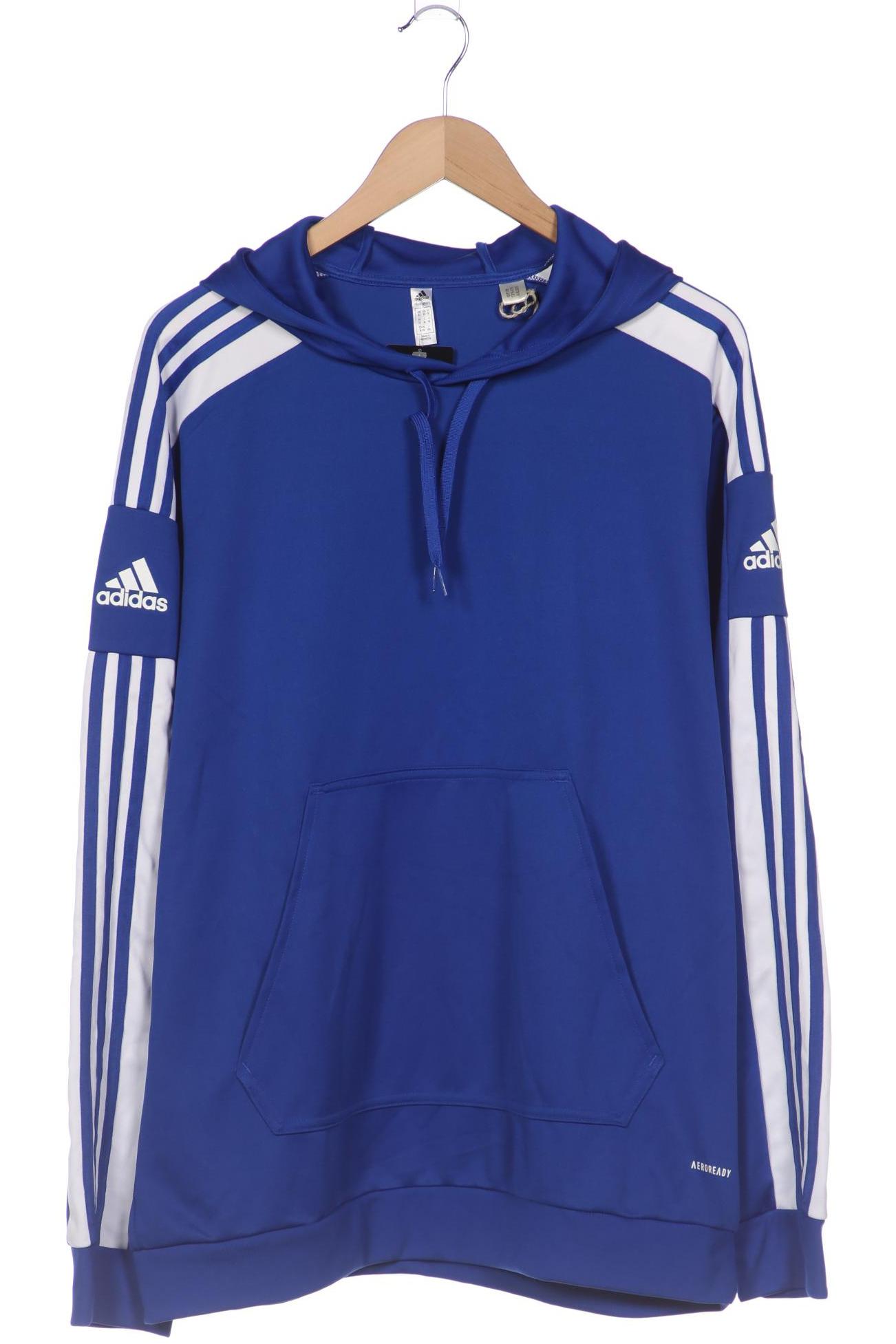

adidas Herren Kapuzenpullover, blau, Gr. 54