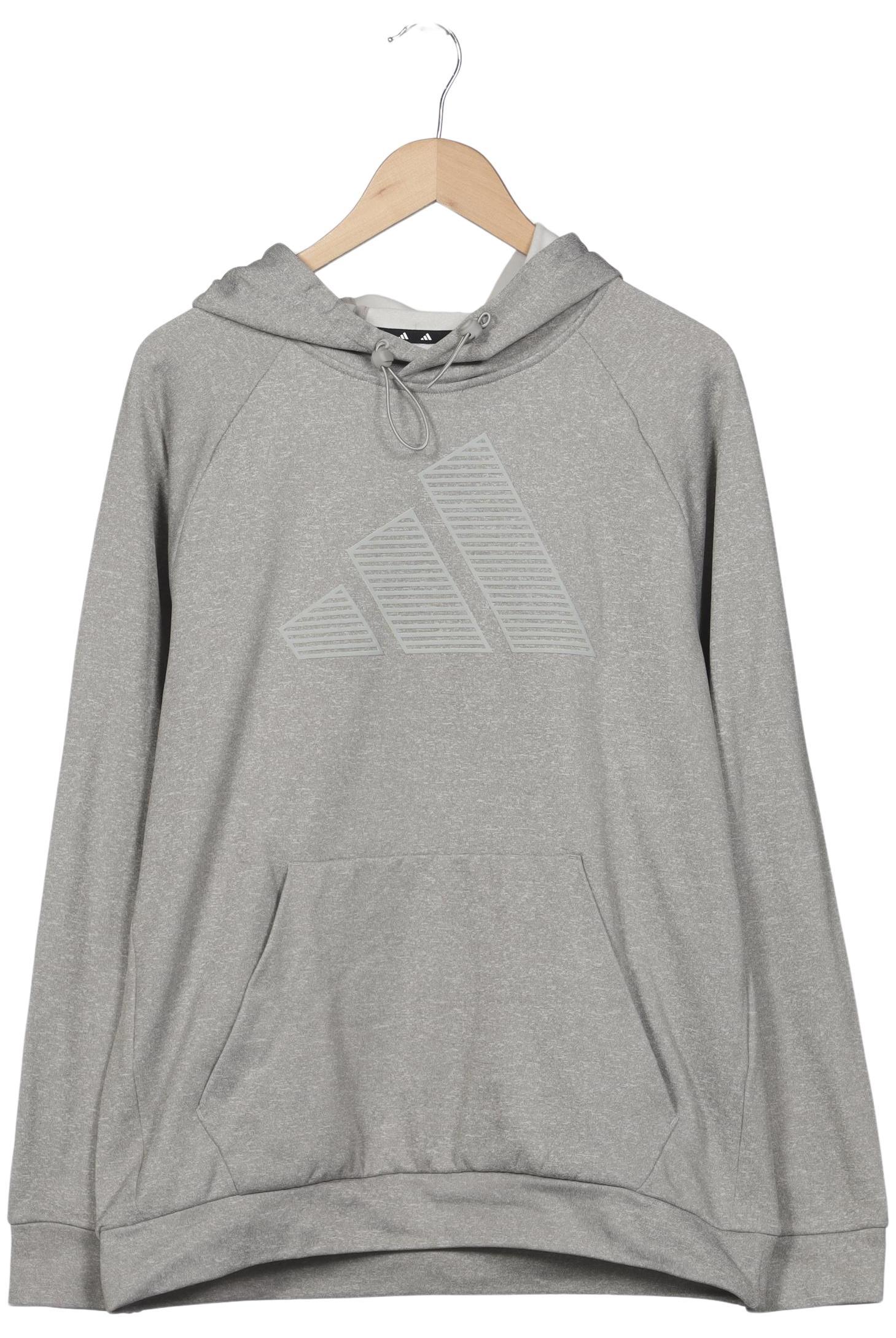 

adidas Herren Kapuzenpullover, grau, Gr. 54
