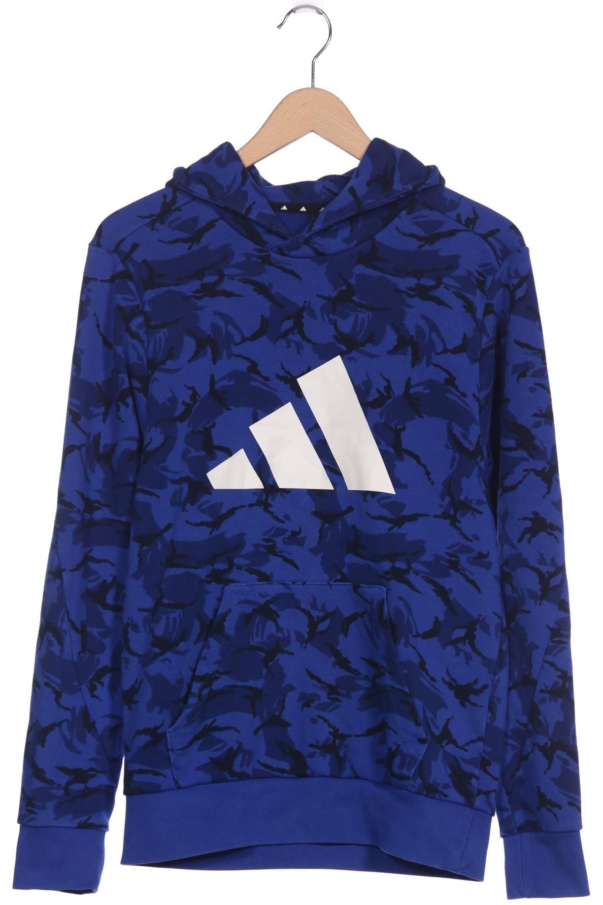 

adidas Herren Kapuzenpullover, blau, Gr. 46