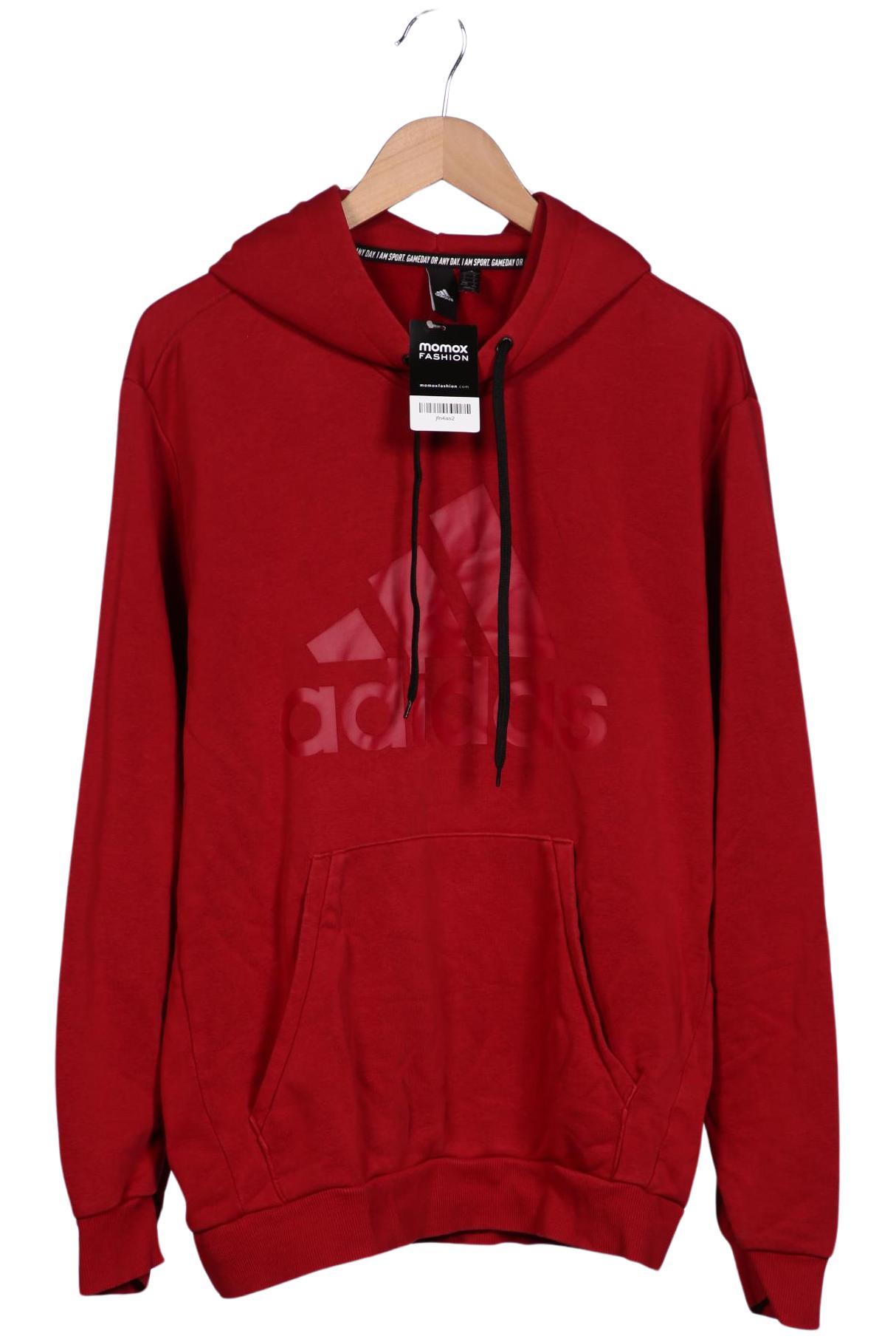 

adidas Herren Kapuzenpullover, rot, Gr. 54