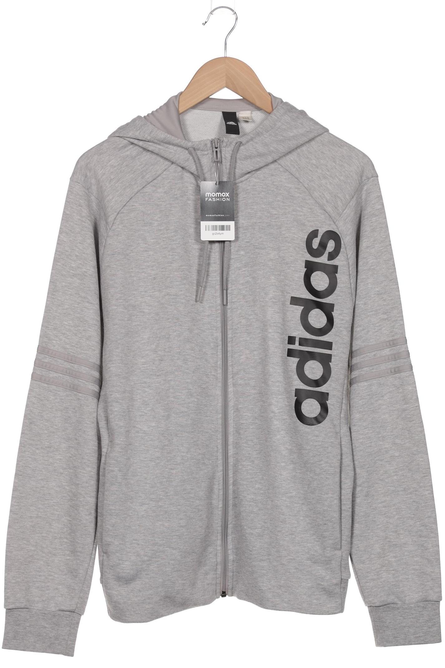 

adidas Herren Kapuzenpullover, grau, Gr. 48