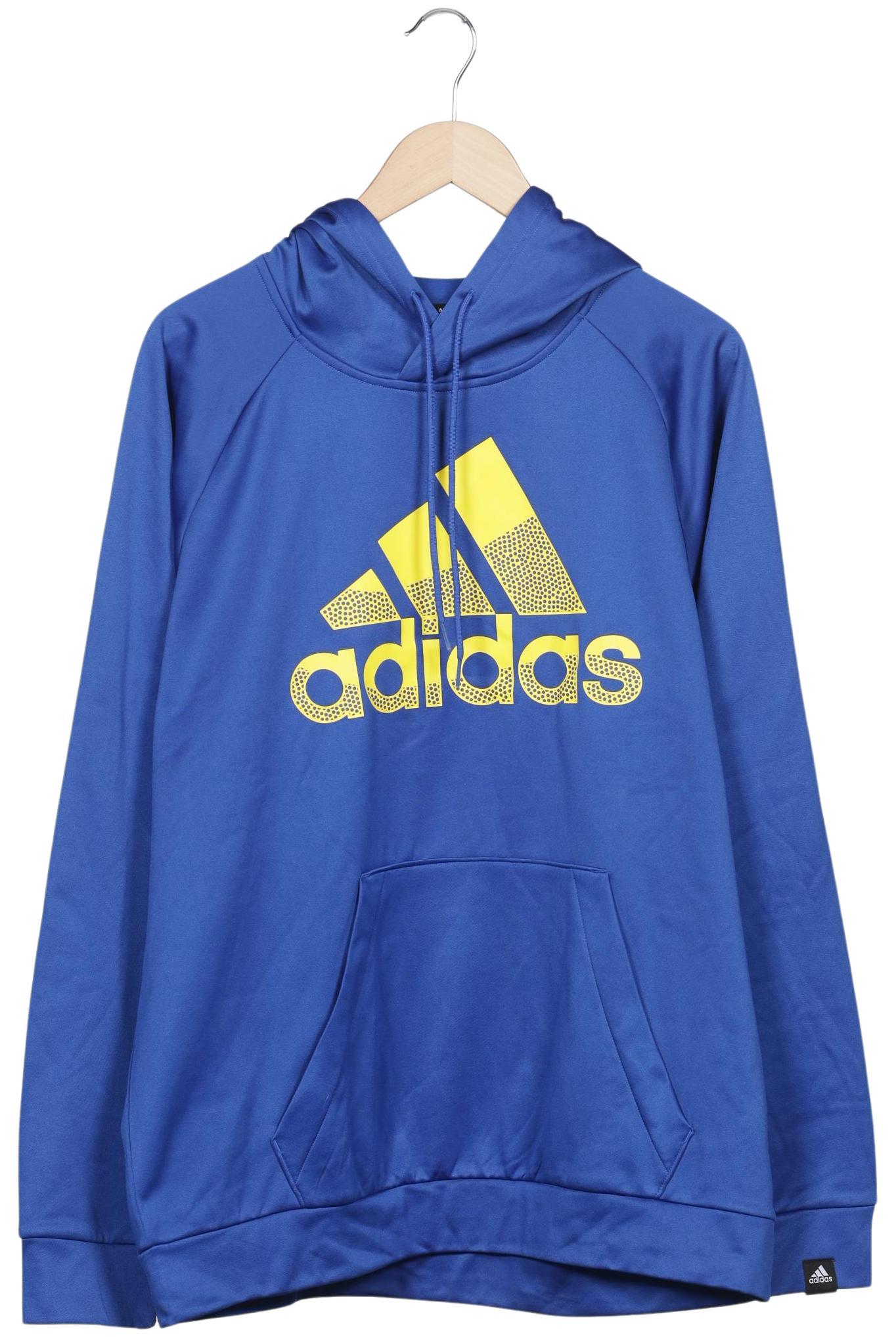 

adidas Herren Kapuzenpullover, blau, Gr. 54