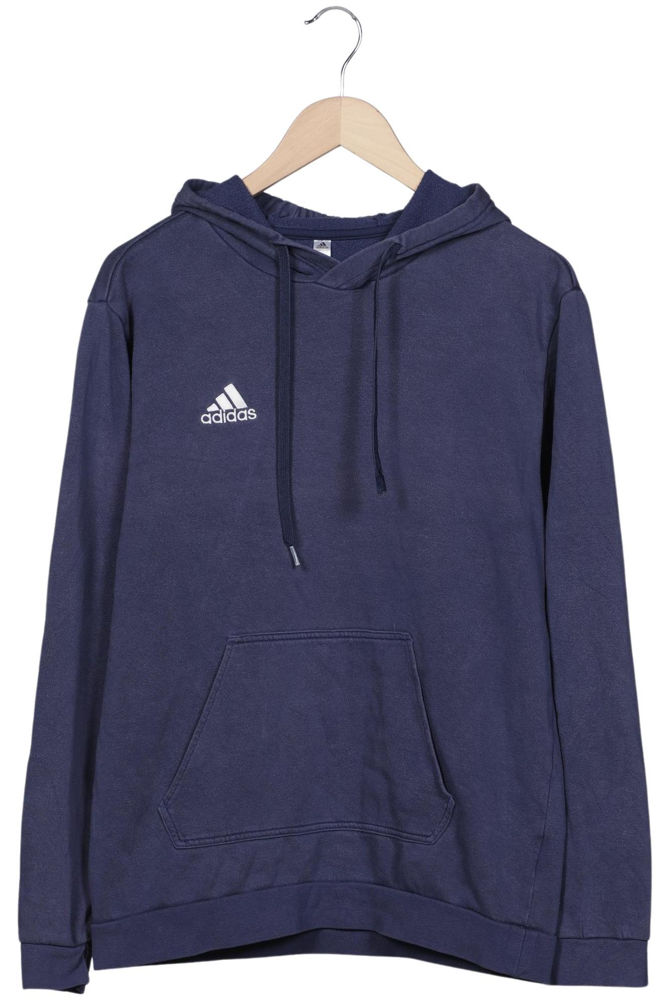 

adidas Herren Kapuzenpullover, blau, Gr. 48