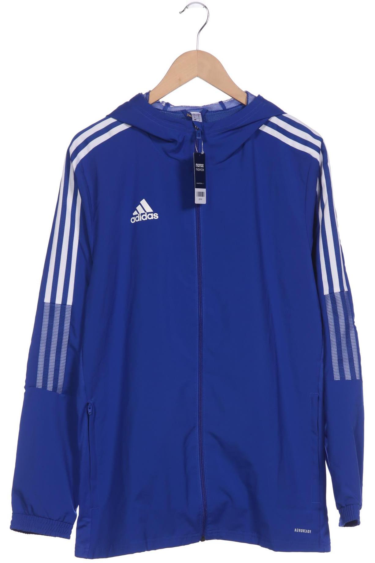 

adidas Herren Kapuzenpullover, blau, Gr. 48