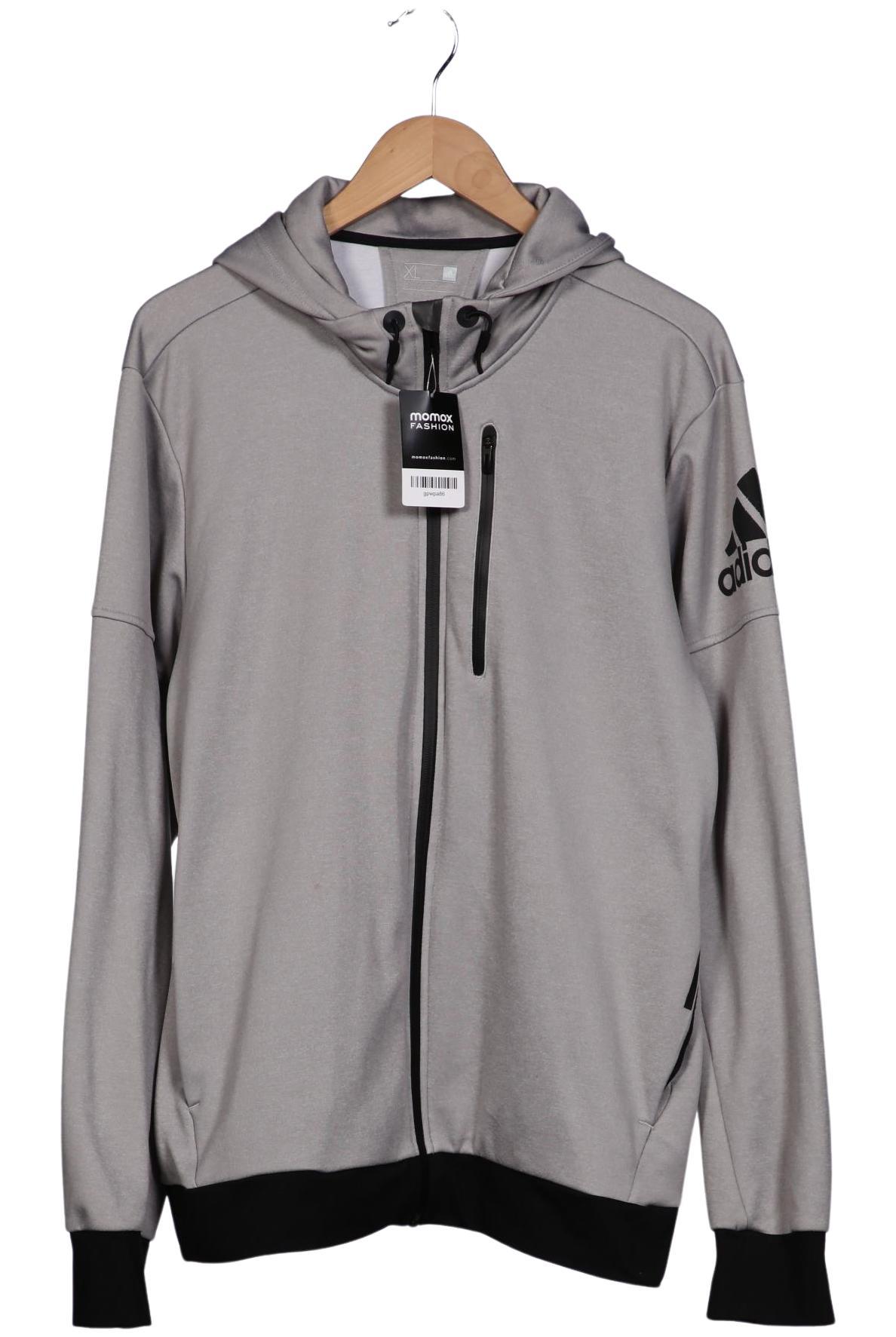 

adidas Herren Kapuzenpullover, grau, Gr. 54