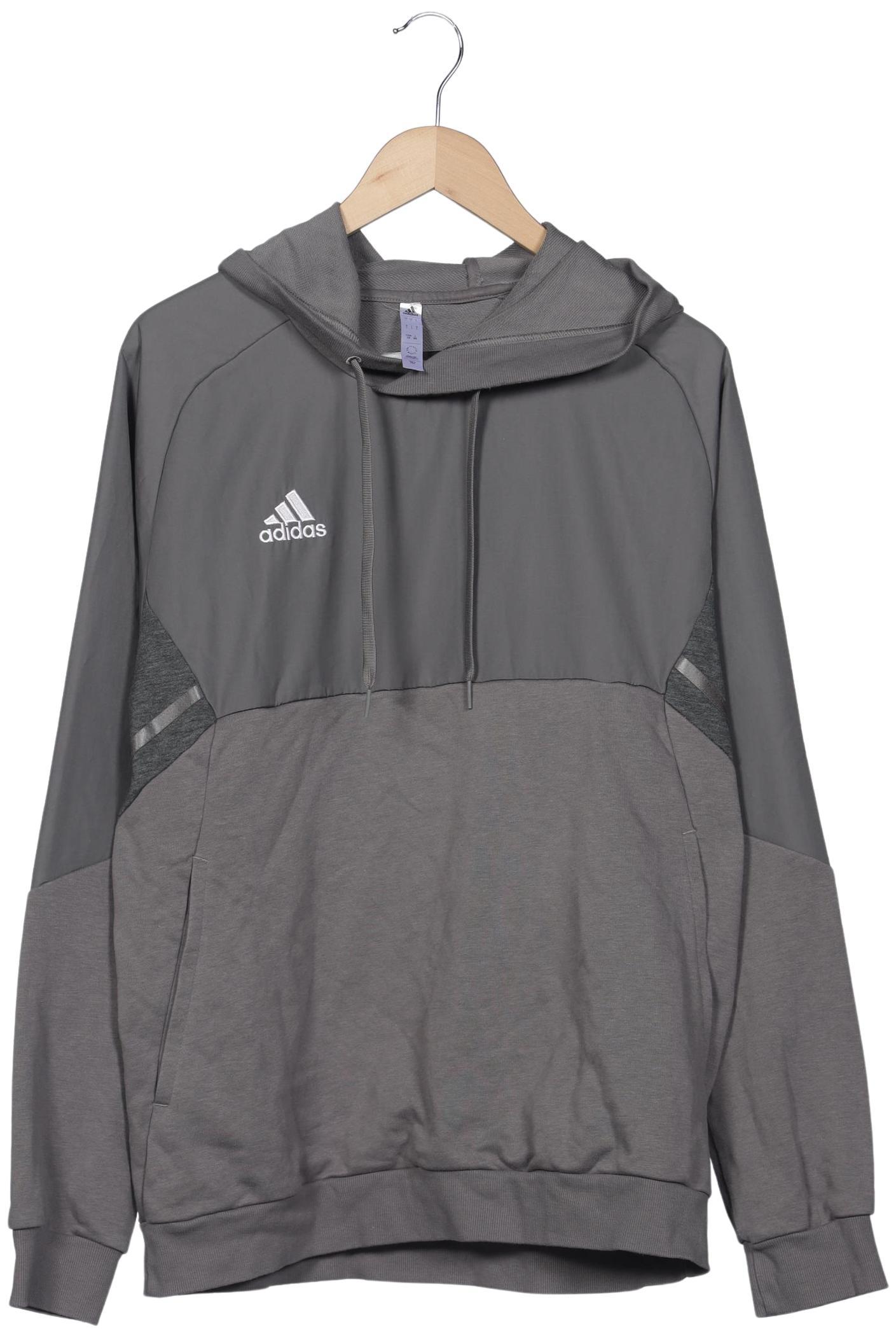 

adidas Herren Kapuzenpullover, grau, Gr. 52