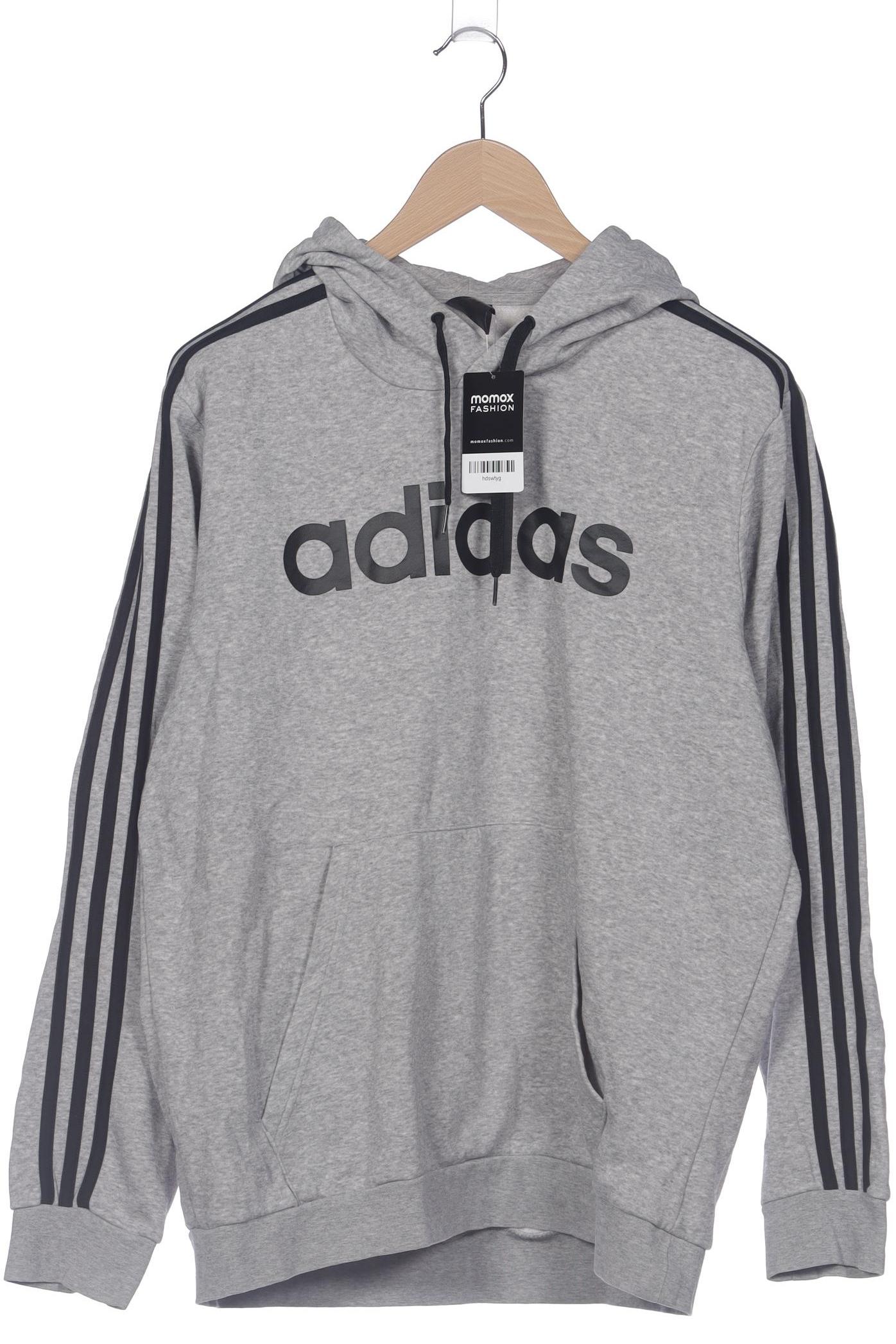 

adidas Herren Kapuzenpullover, grau, Gr. 54