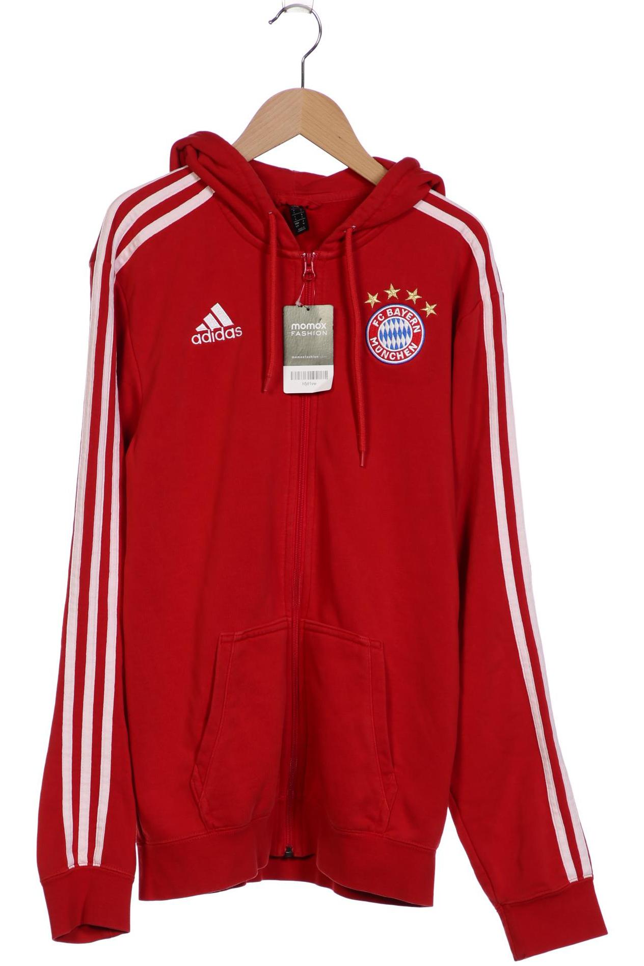 

adidas Herren Kapuzenpullover, rot, Gr. 46