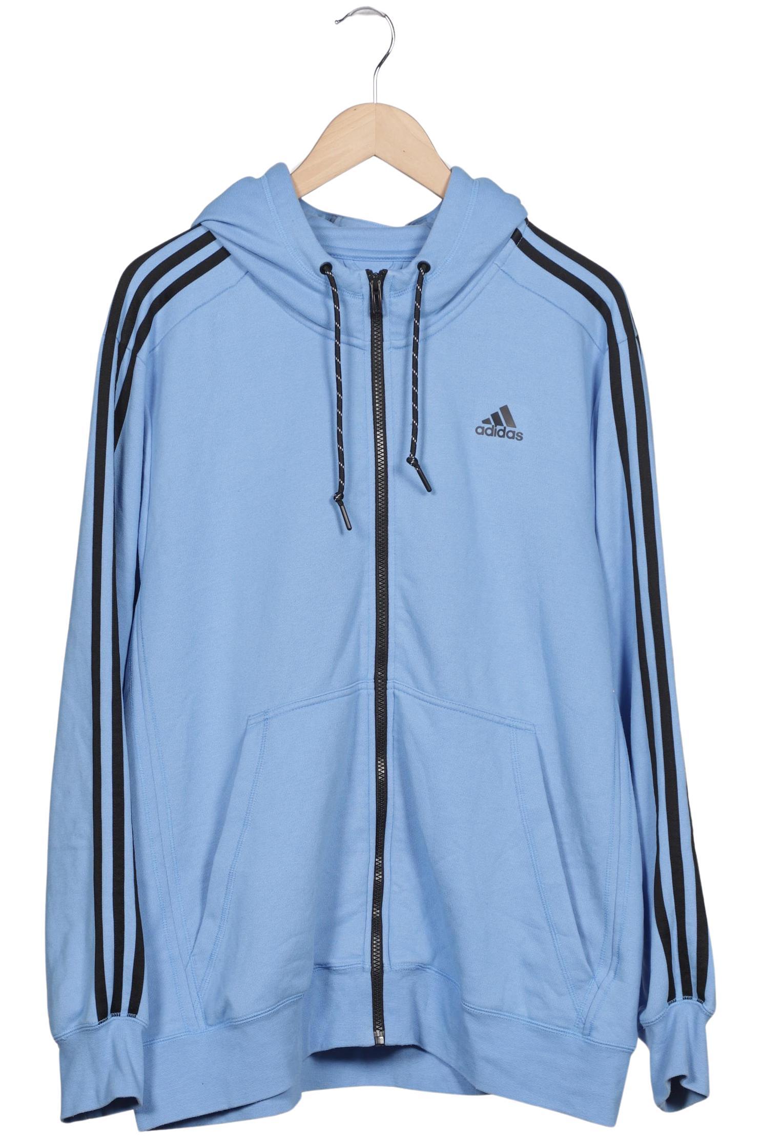 

adidas Herren Kapuzenpullover, blau, Gr. 54