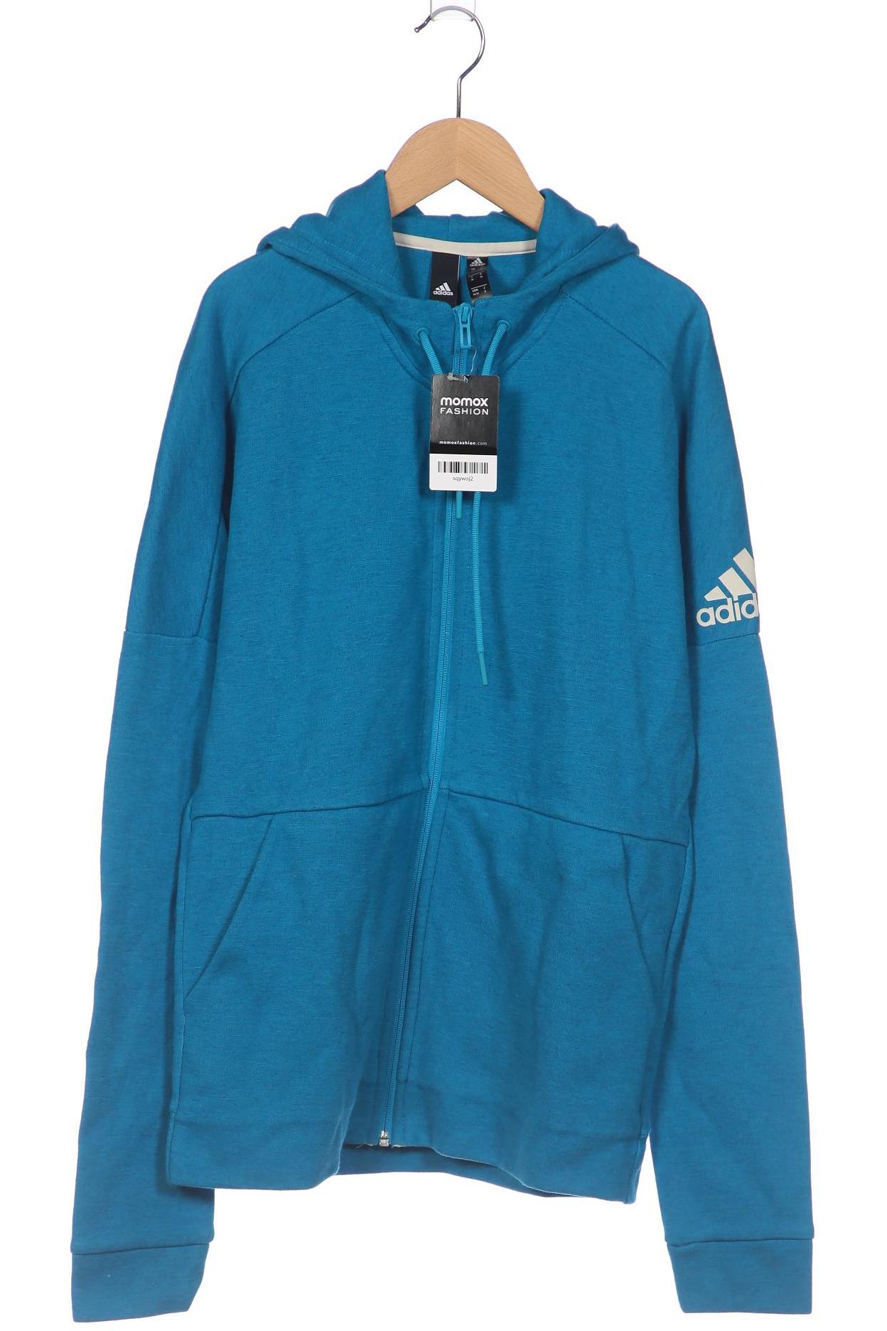 

adidas Herren Kapuzenpullover, blau, Gr. 48