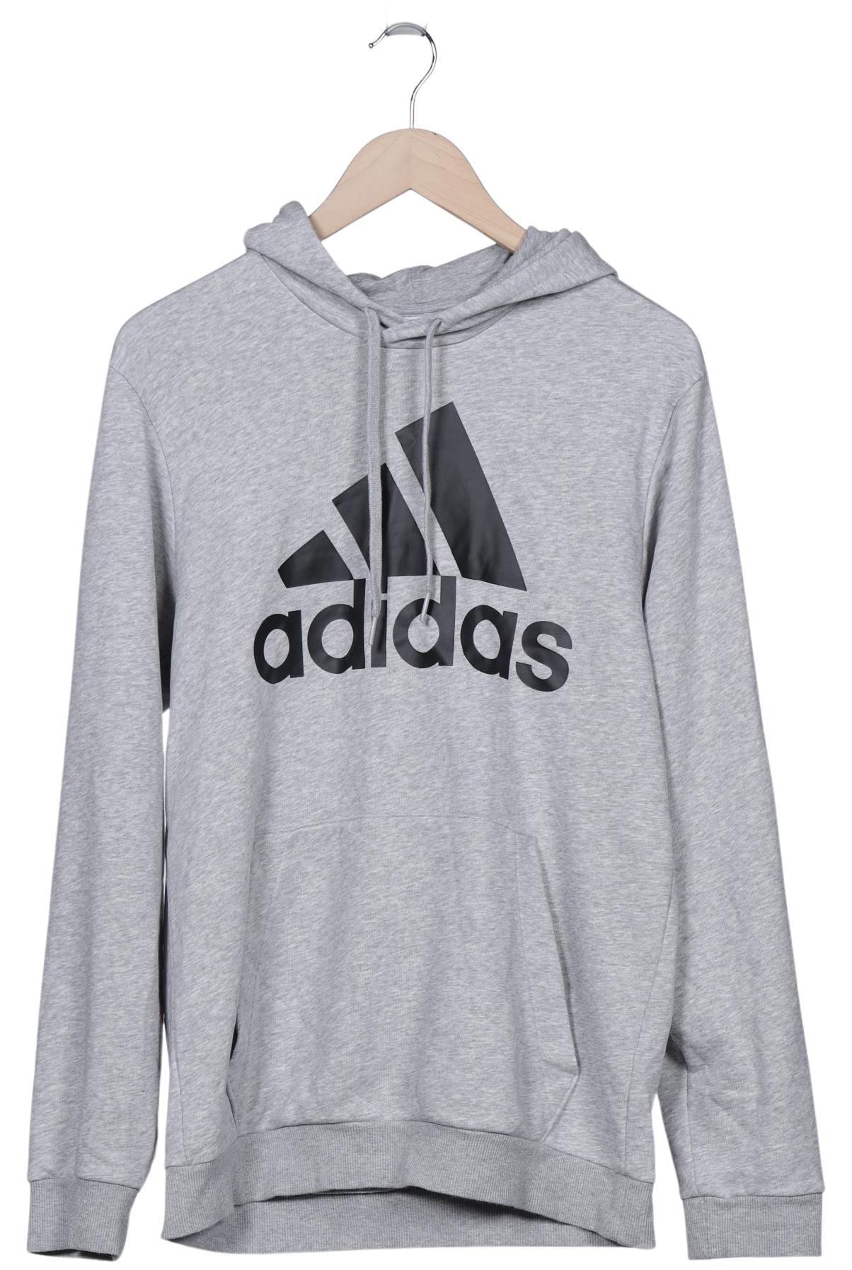 

adidas Herren Kapuzenpullover, grau, Gr. 48