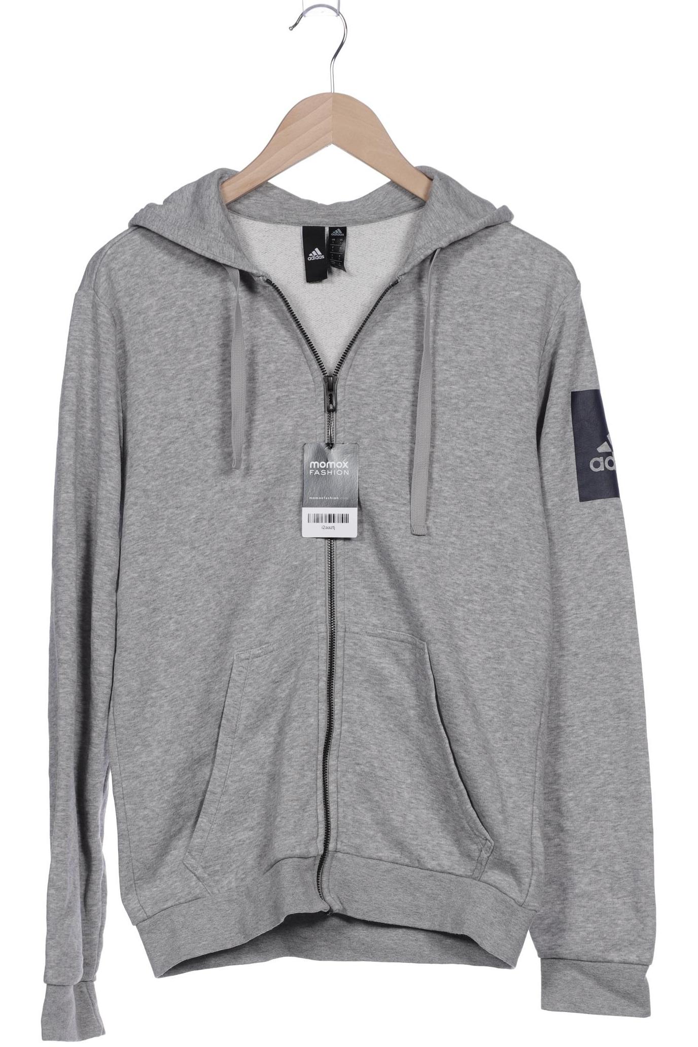 

adidas Herren Kapuzenpullover, grau, Gr. 46