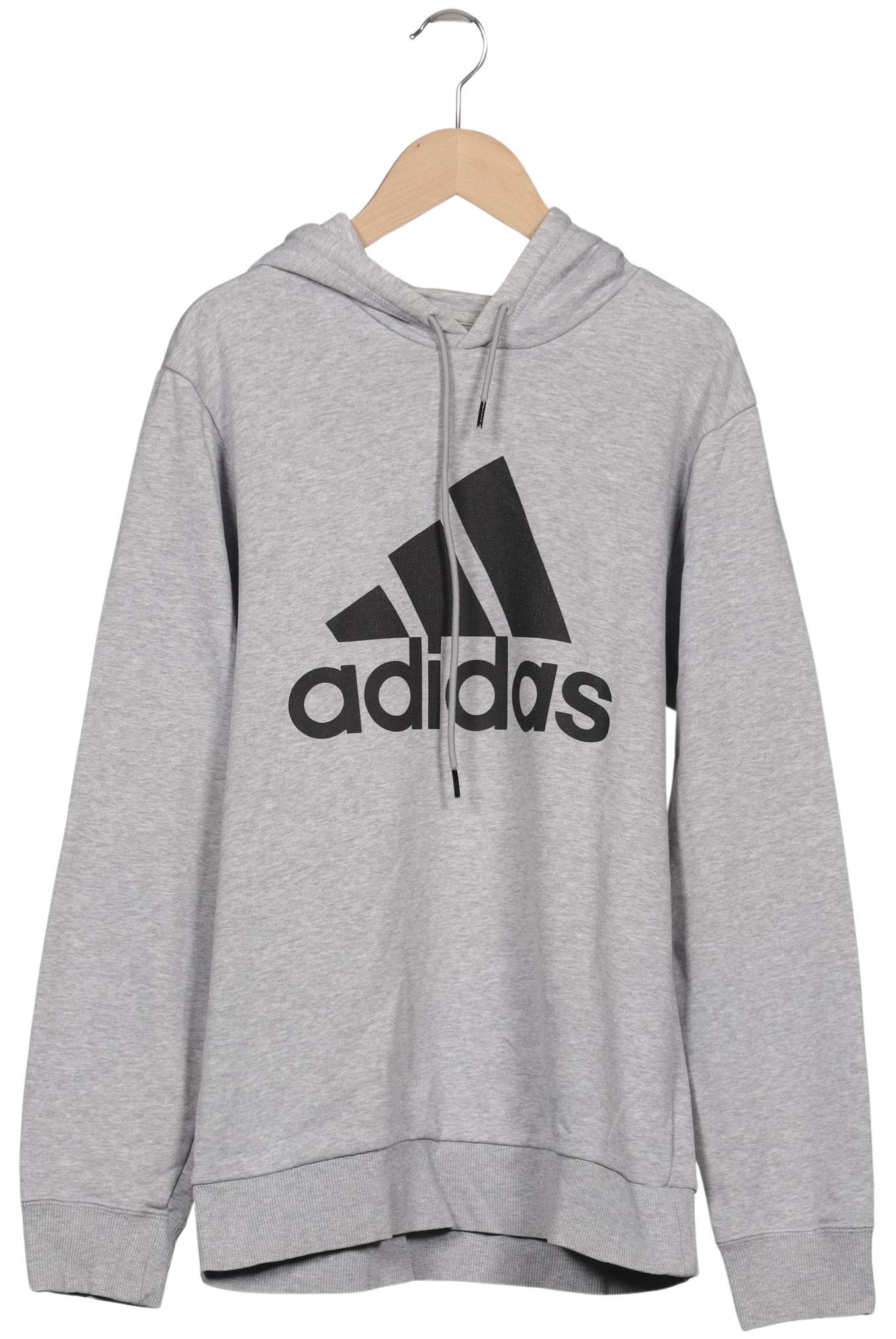 

adidas Herren Kapuzenpullover, grau, Gr. 46