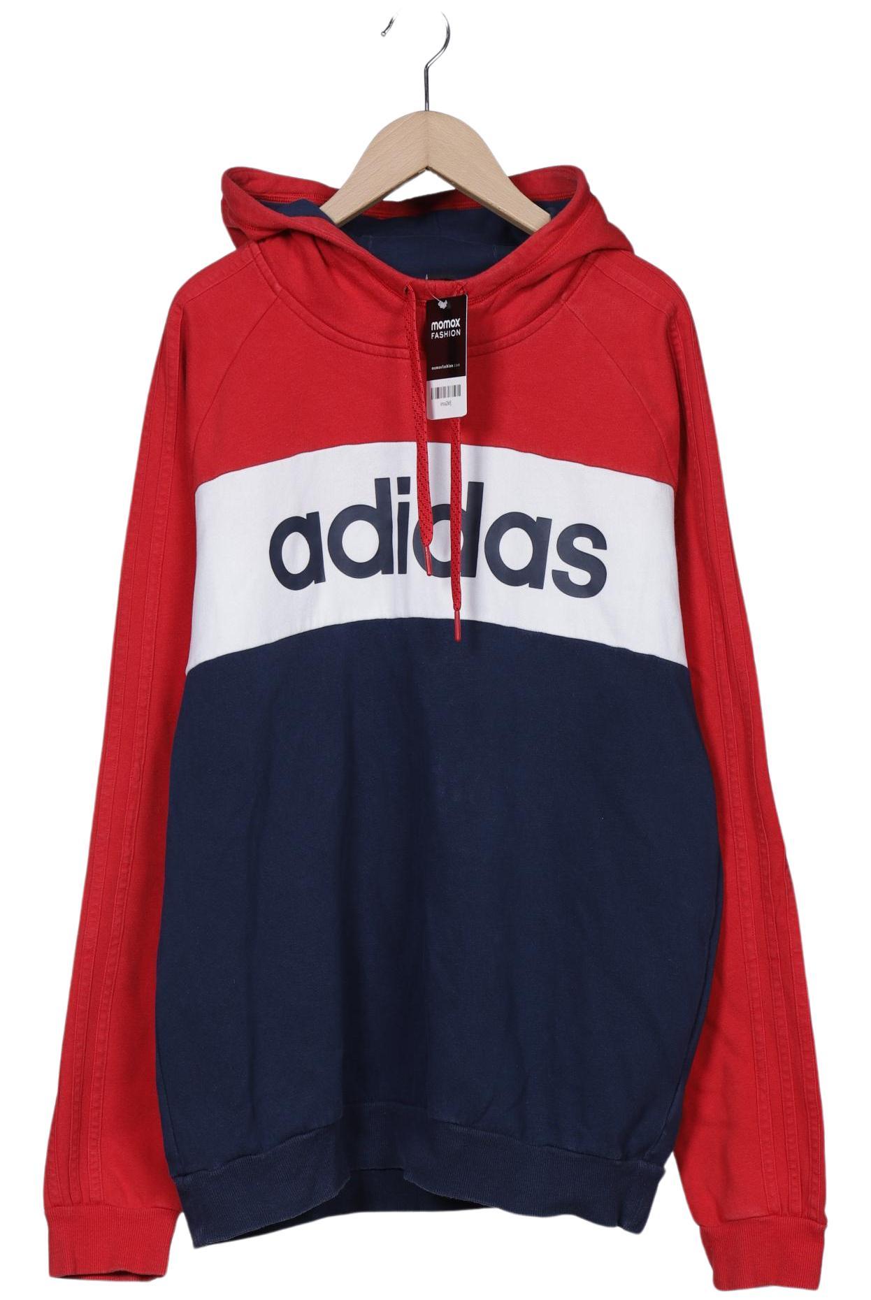 

adidas Herren Kapuzenpullover, rot, Gr. 52