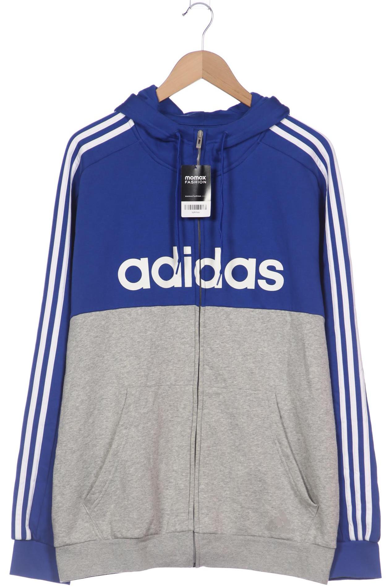 

adidas Herren Kapuzenpullover, blau, Gr. 54