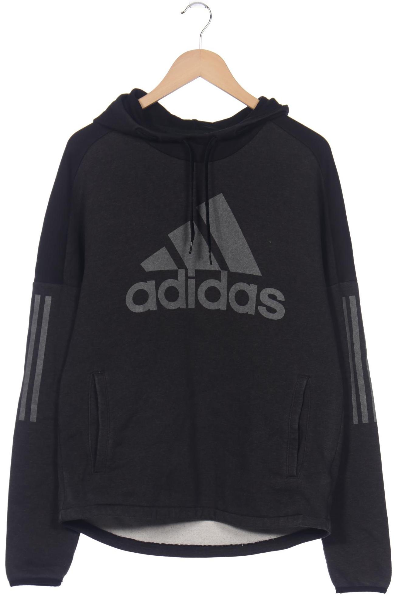 

adidas Herren Kapuzenpullover, grau, Gr. 48