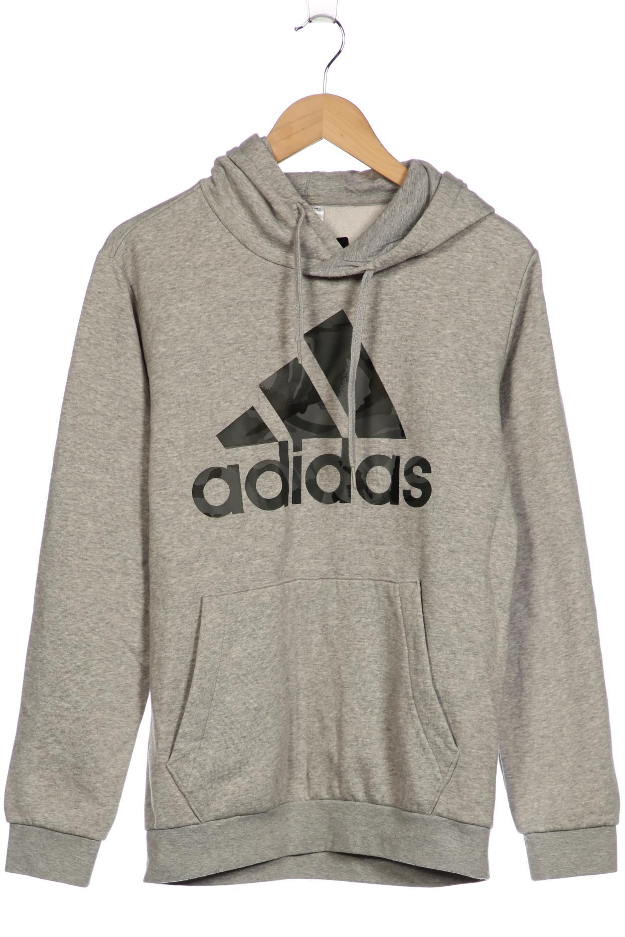 

adidas Herren Kapuzenpullover, grau, Gr. 46