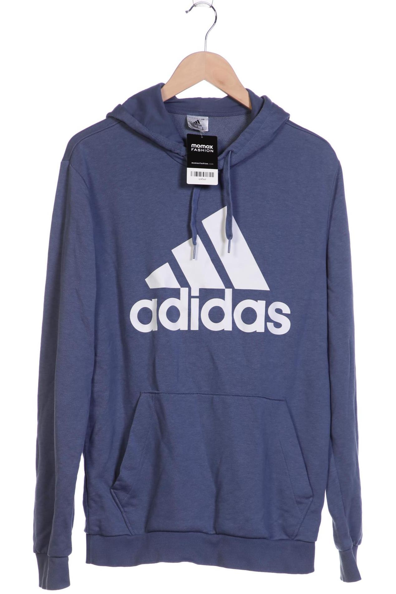 

adidas Herren Kapuzenpullover, blau, Gr. 48