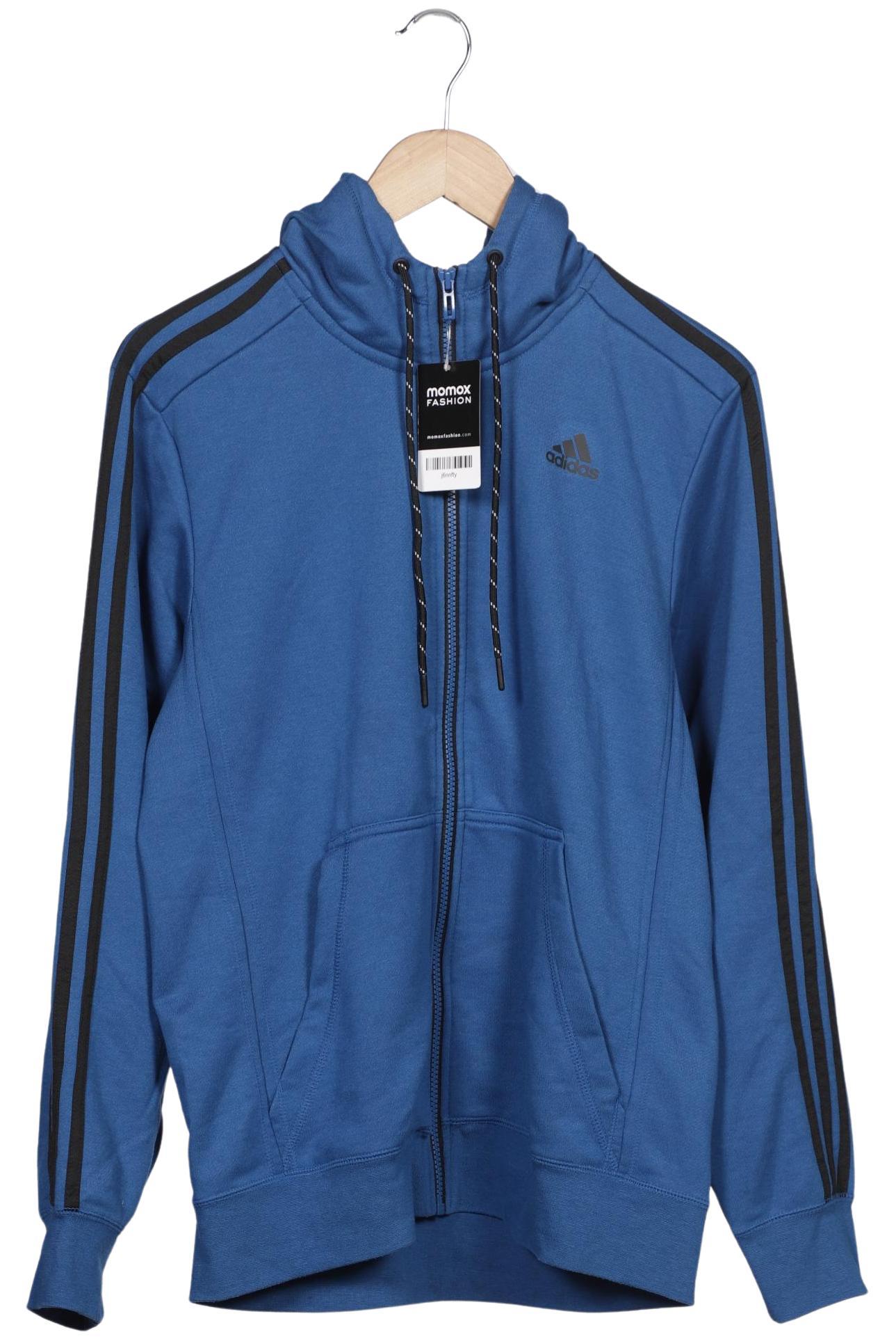 

adidas Herren Kapuzenpullover, blau, Gr. 48