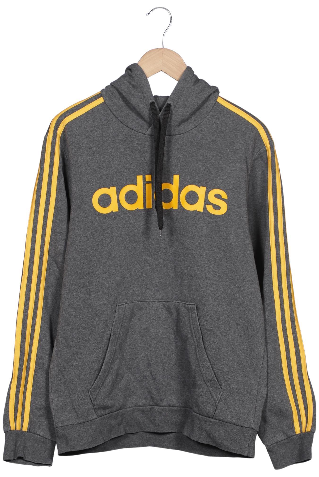 

adidas Herren Kapuzenpullover, grau, Gr. 48