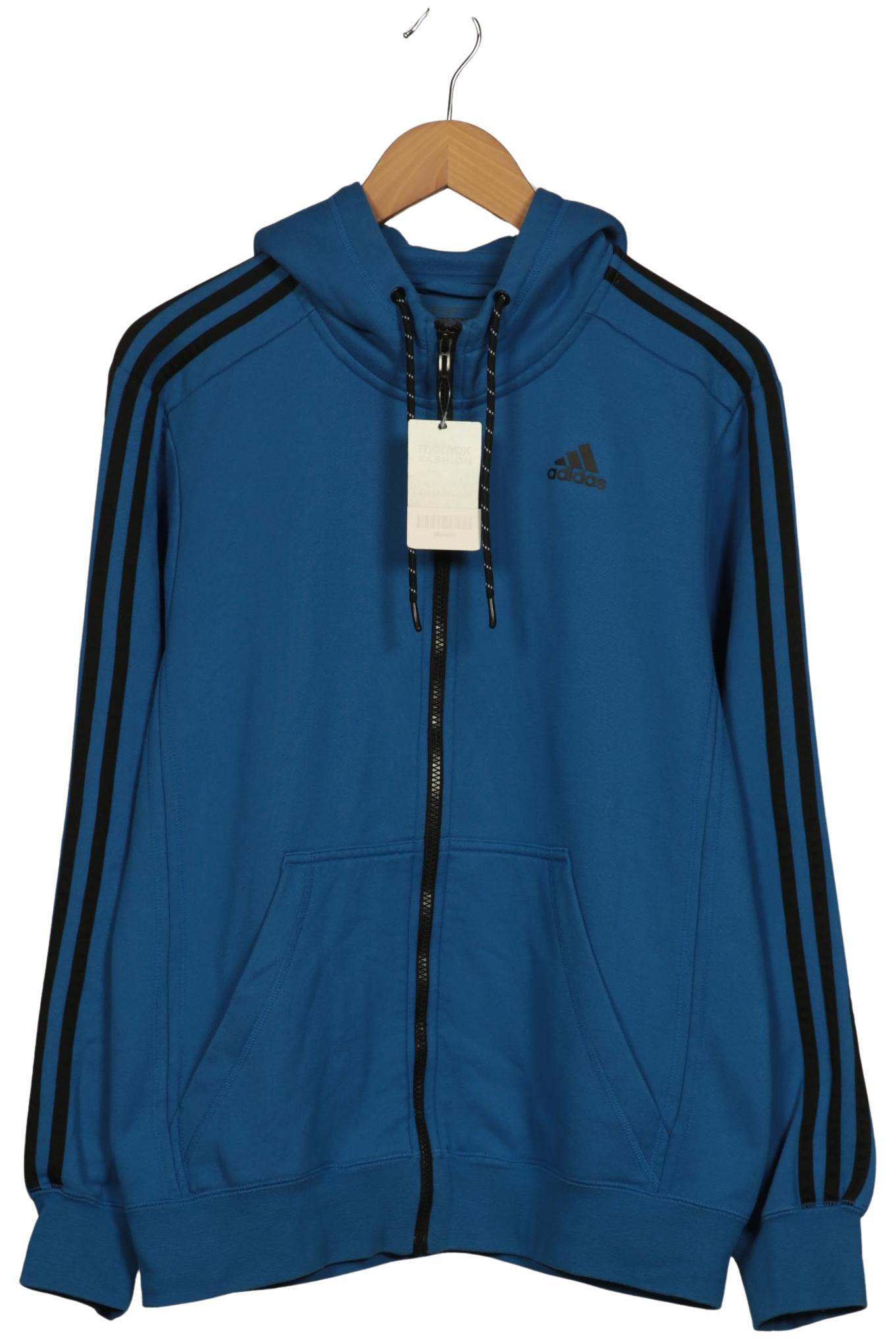 

adidas Herren Kapuzenpullover, blau, Gr. 48