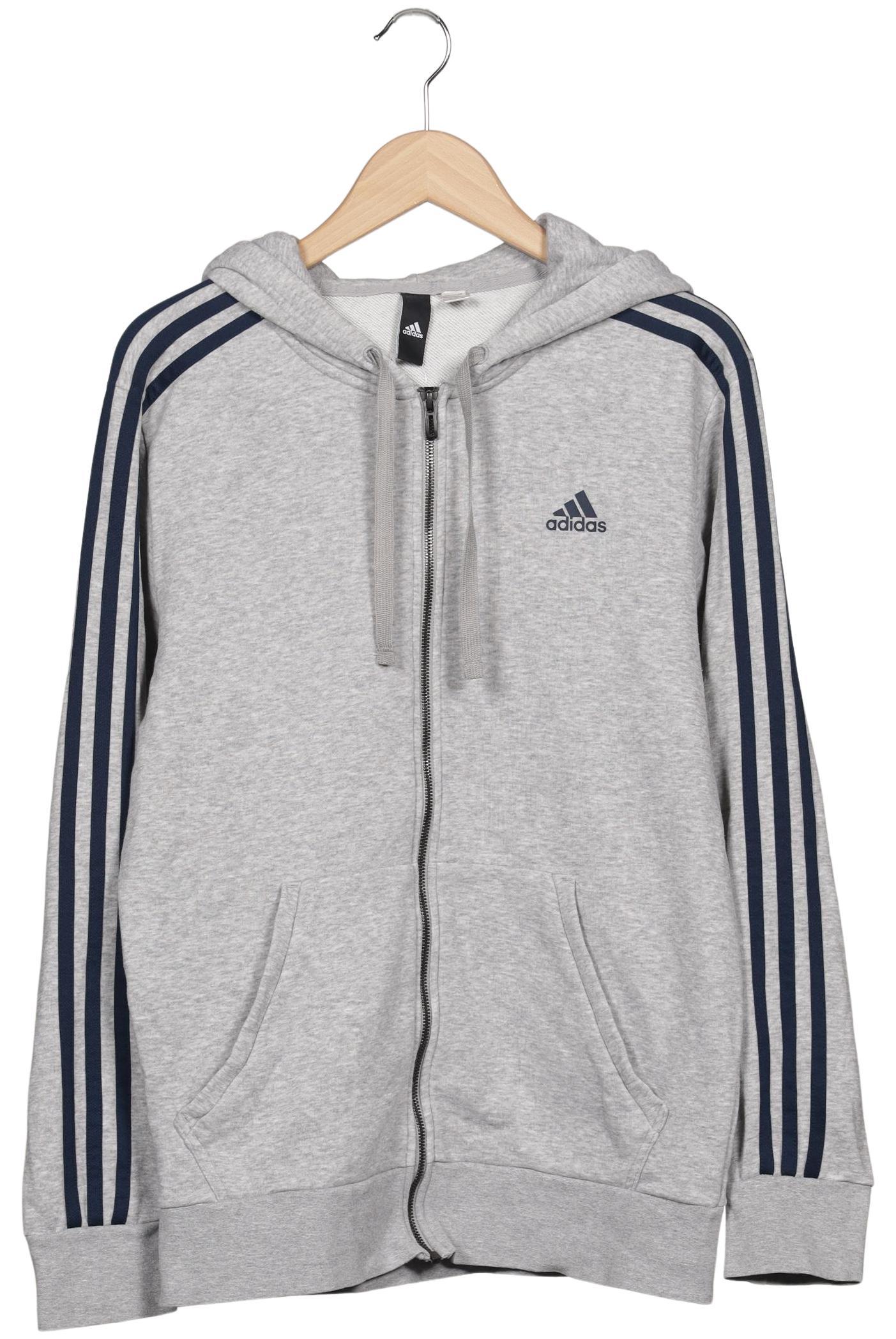 

adidas Herren Kapuzenpullover, grau, Gr. 52