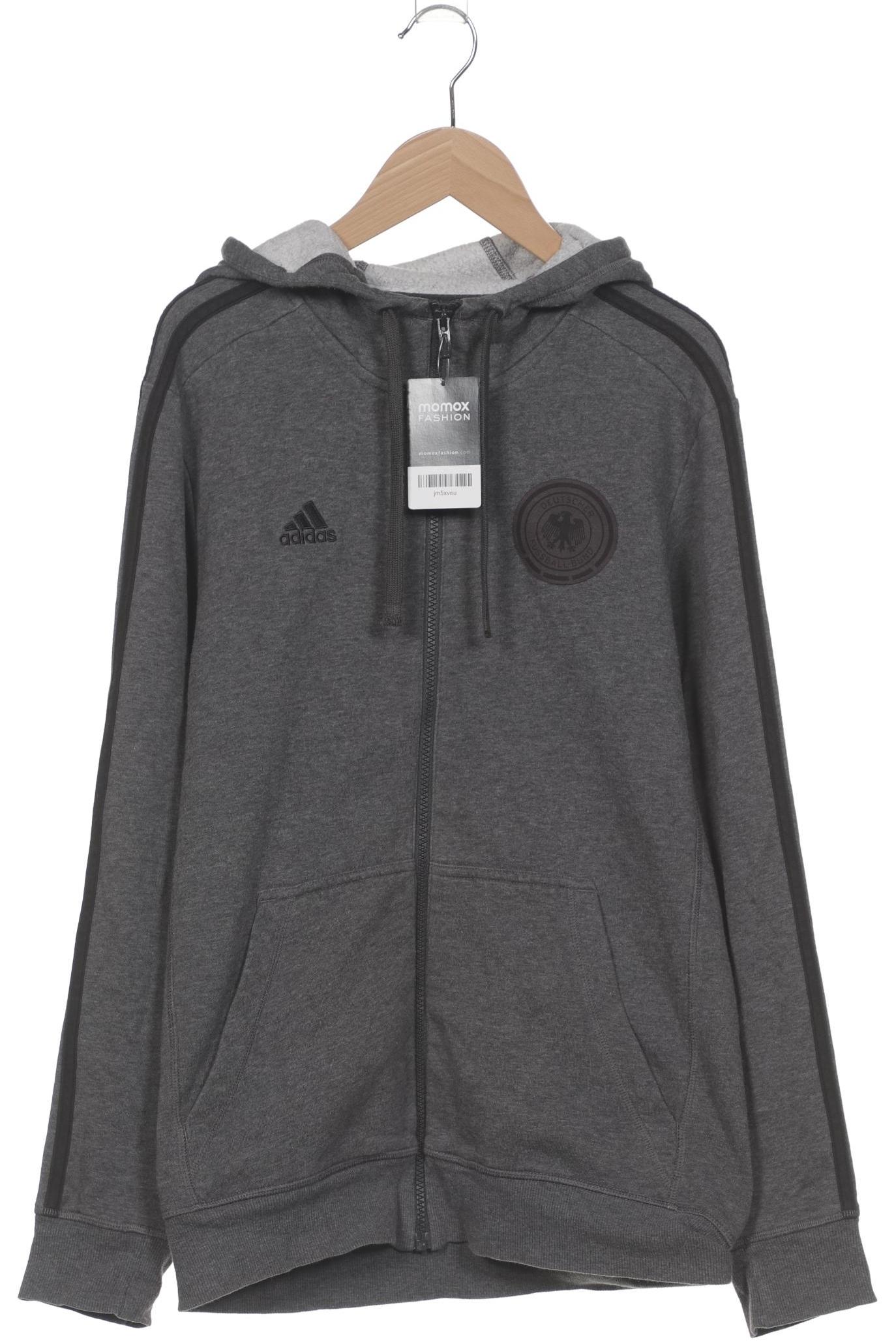 

adidas Herren Kapuzenpullover, grau, Gr. 46