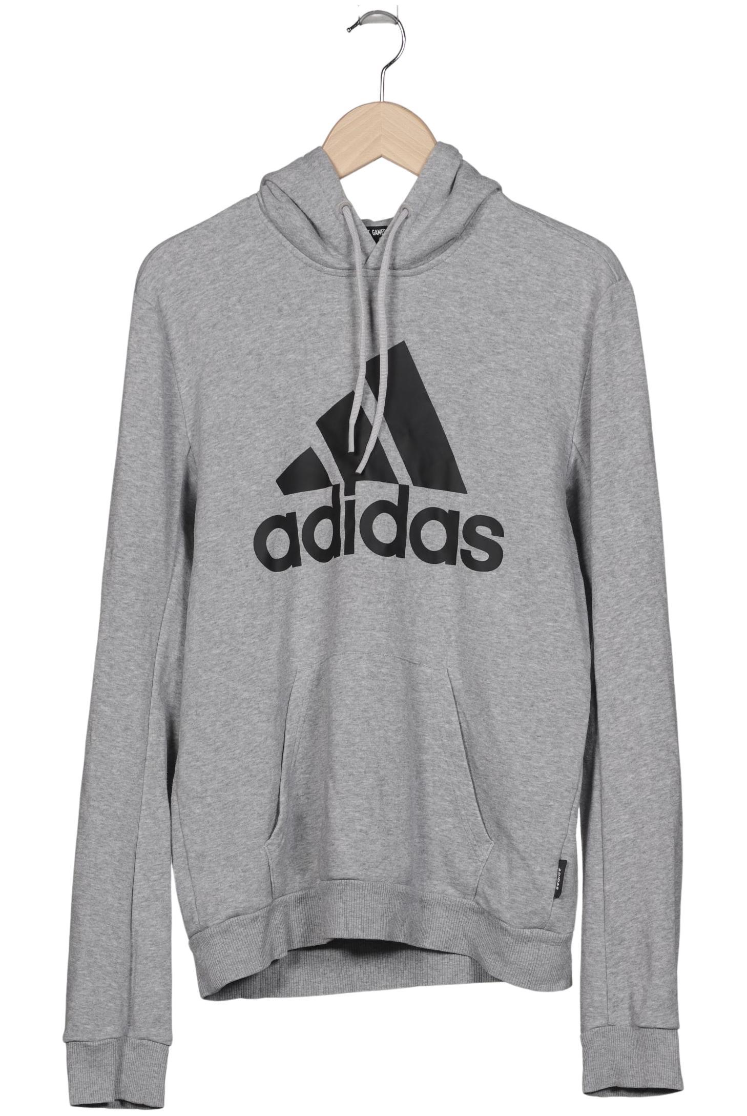 

adidas Herren Kapuzenpullover, grau, Gr. 46