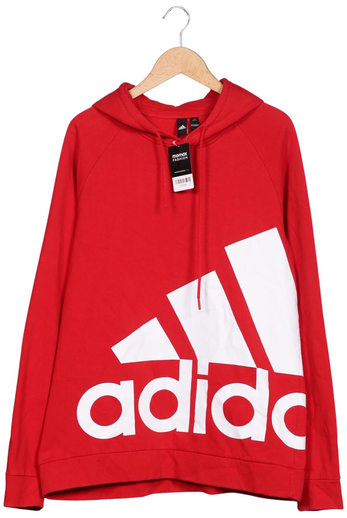 

adidas Herren Kapuzenpullover, rot, Gr. 52