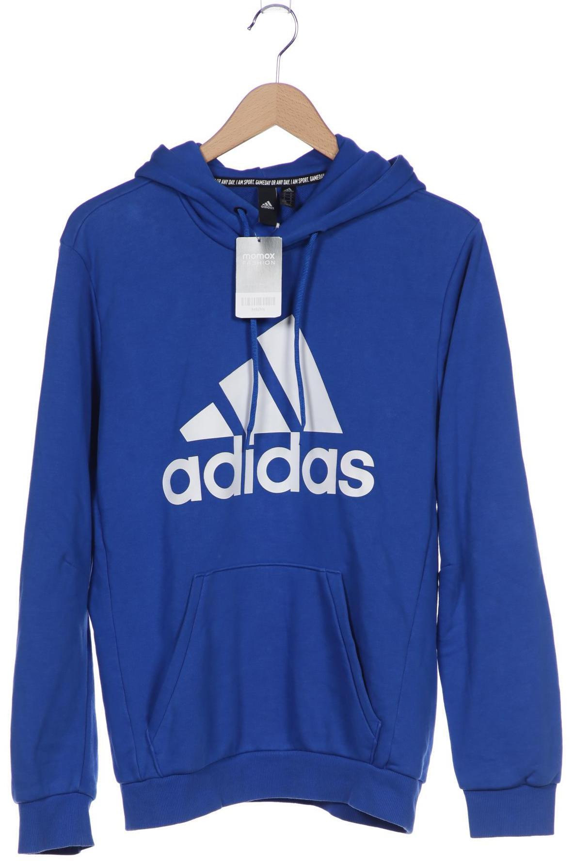 

adidas Herren Kapuzenpullover, blau, Gr. 48