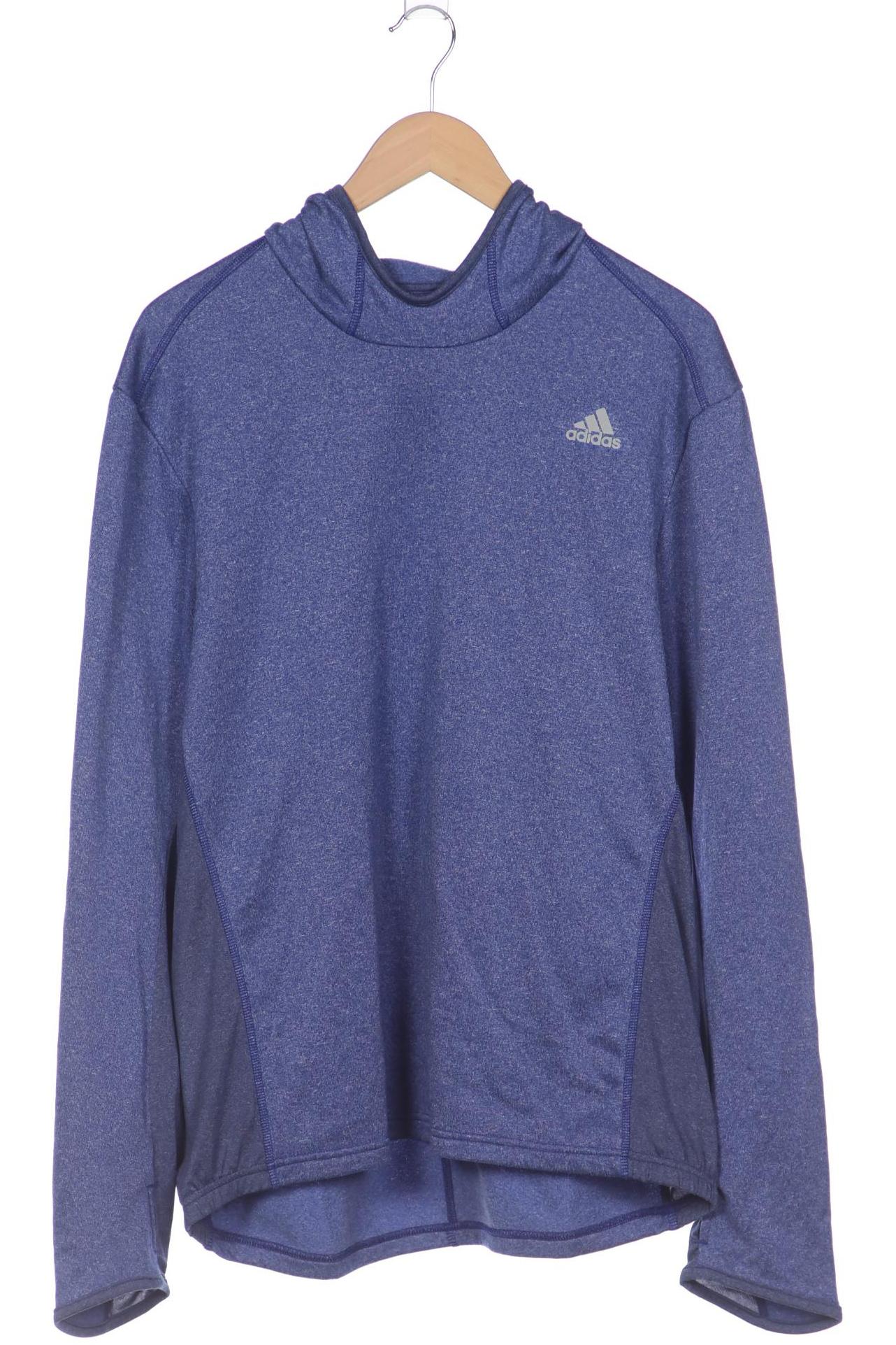 

adidas Herren Kapuzenpullover, blau, Gr. 54