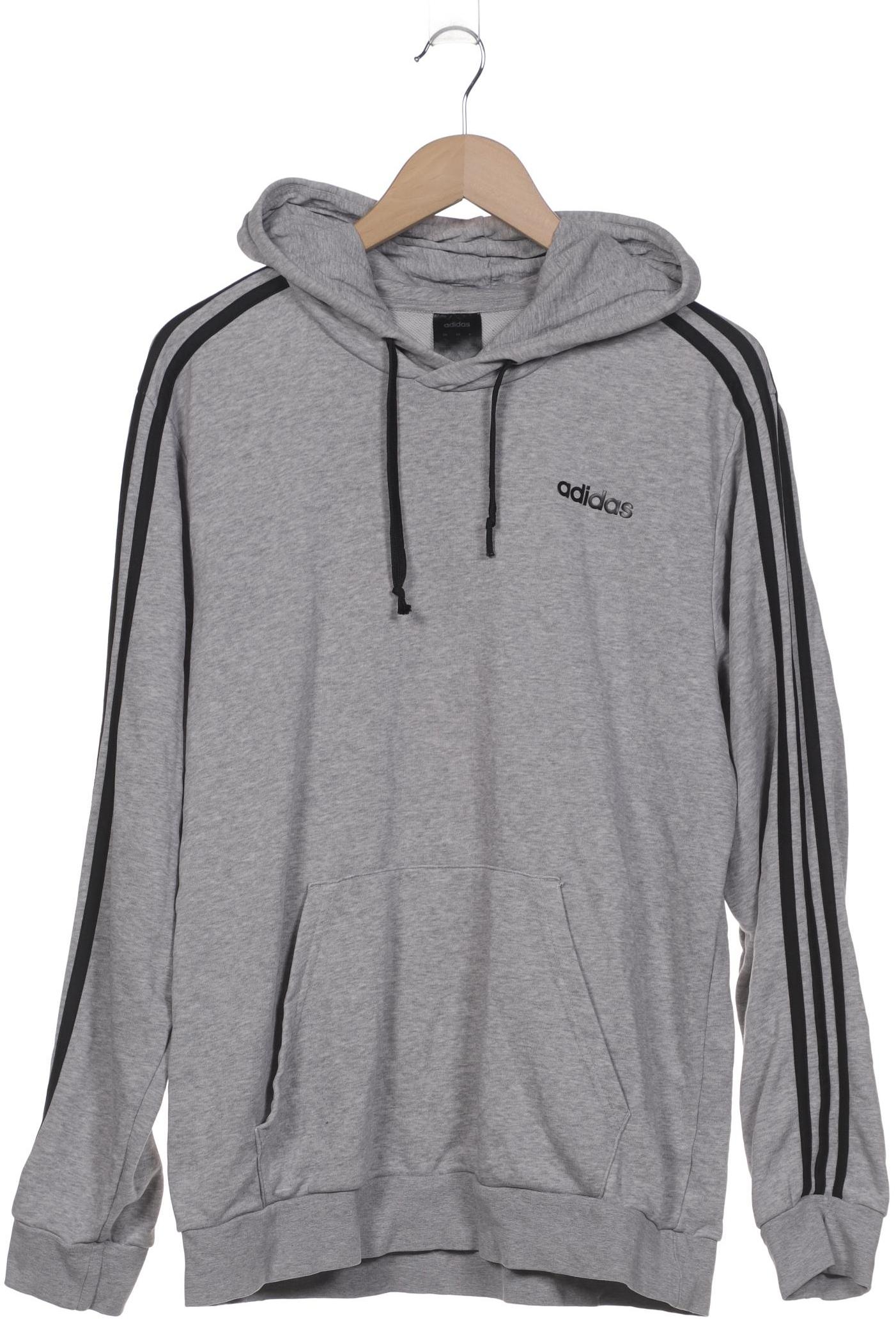 

adidas Herren Kapuzenpullover, grau, Gr. 52