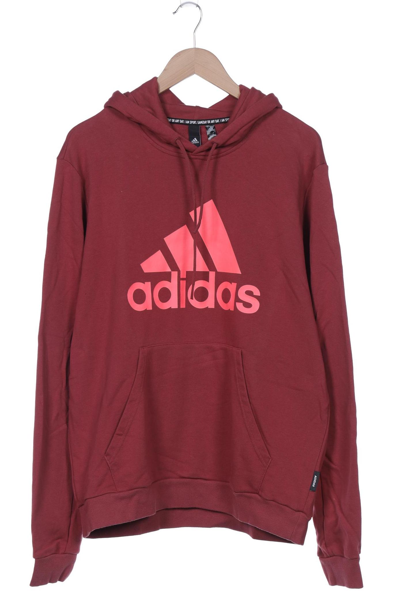 

adidas Herren Kapuzenpullover, bordeaux, Gr. 54