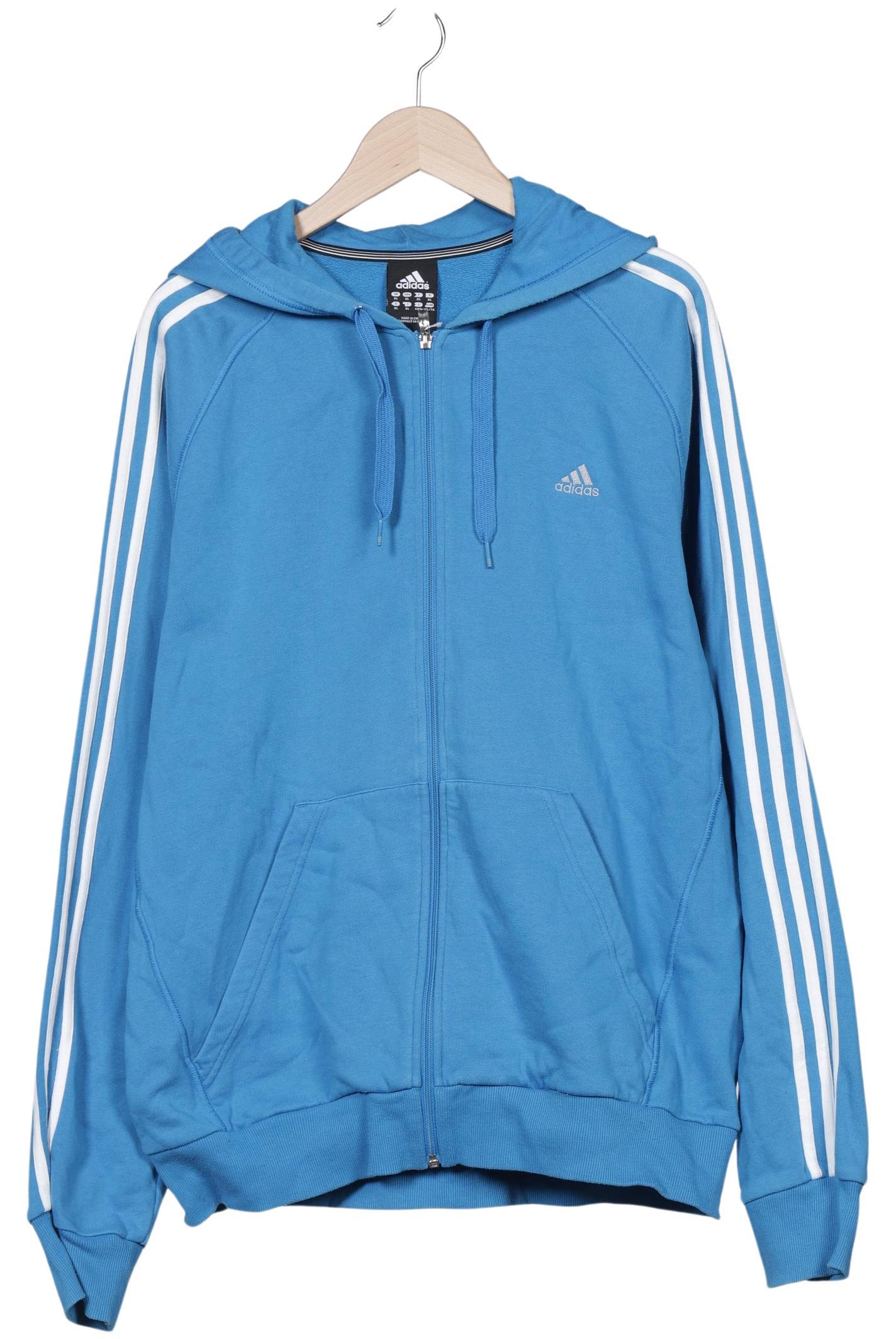 

adidas Herren Kapuzenpullover, hellblau, Gr. 54