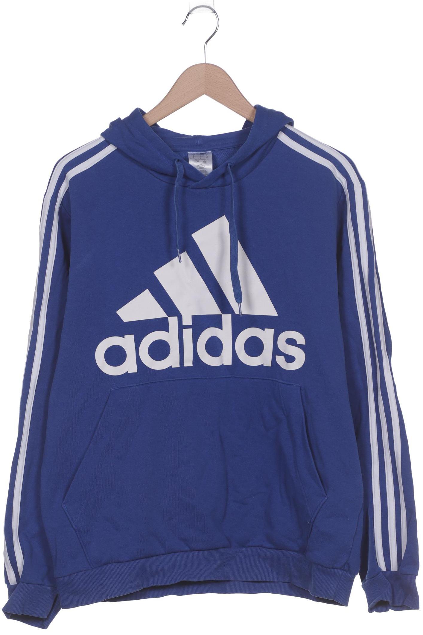 

adidas Herren Kapuzenpullover, blau, Gr. 52