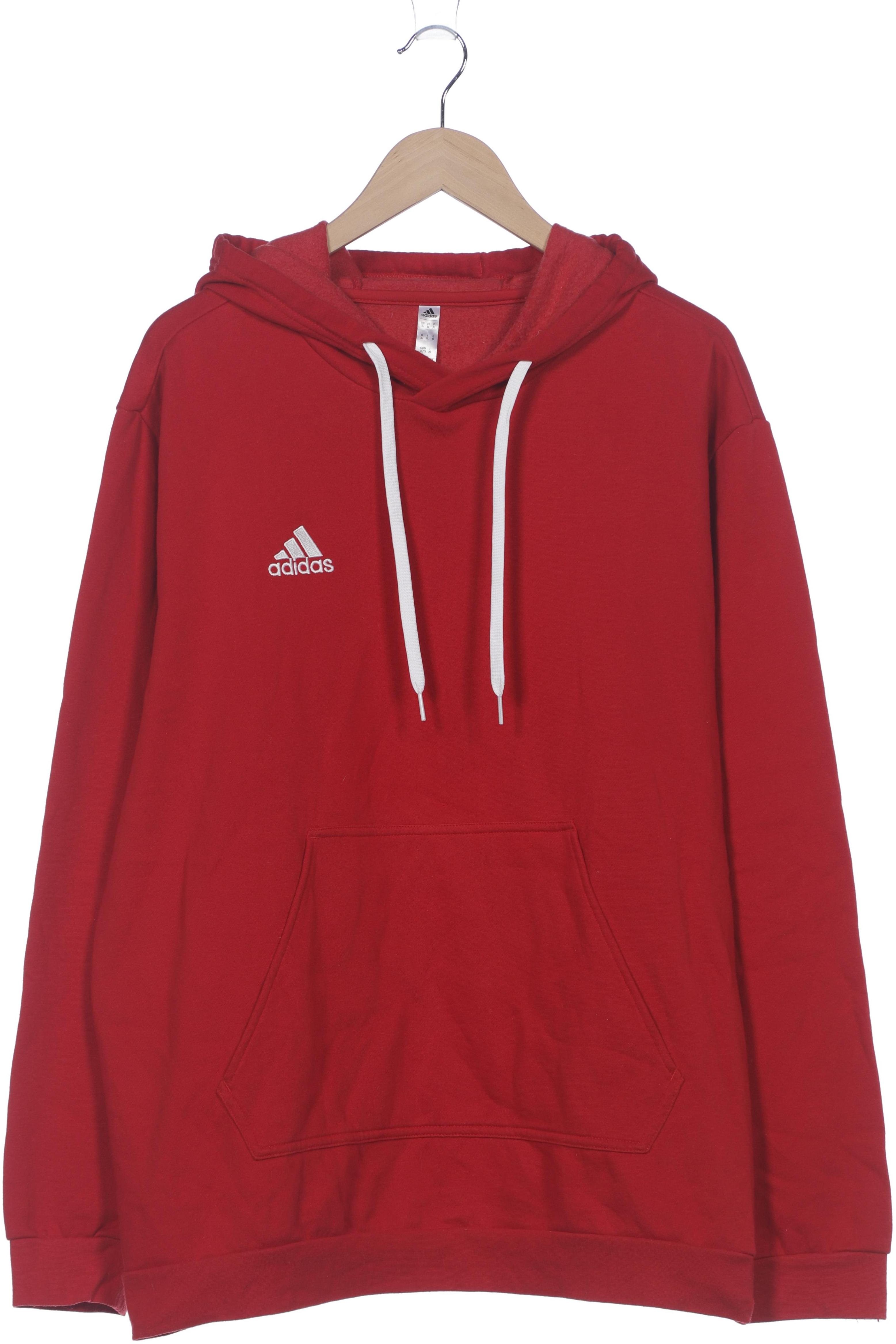 

adidas Herren Kapuzenpullover, rot, Gr. 54
