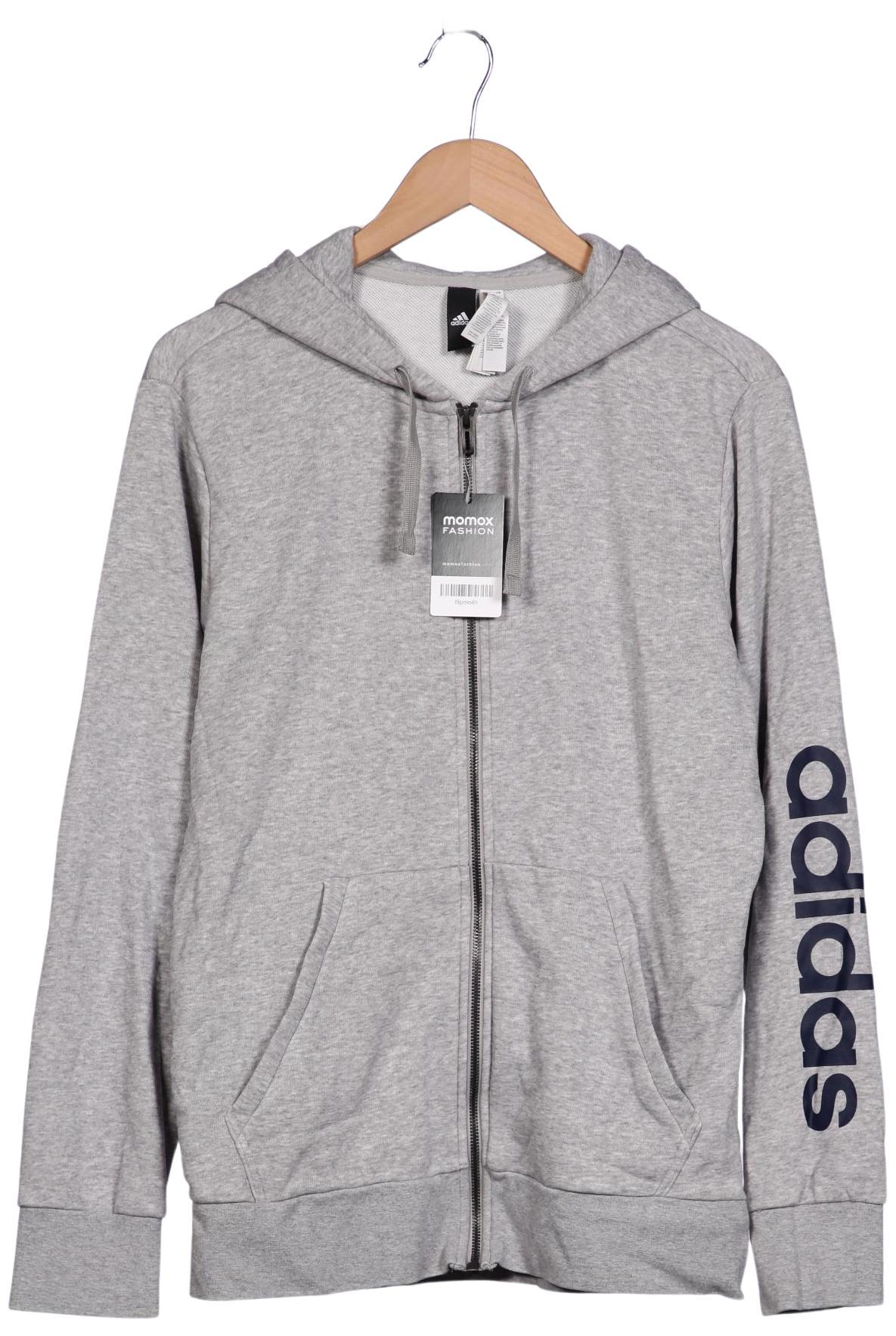 

adidas Herren Kapuzenpullover, grau, Gr. 48