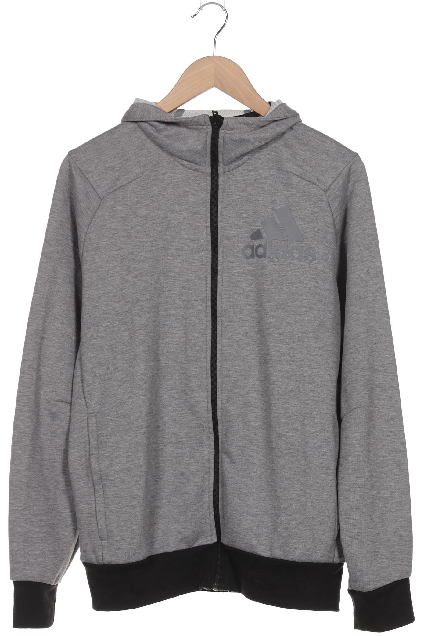 

adidas Herren Kapuzenpullover, grau, Gr. 52