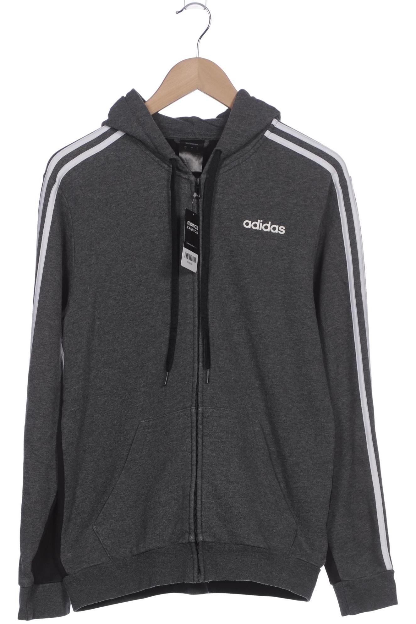 

adidas Herren Kapuzenpullover, grau, Gr. 46