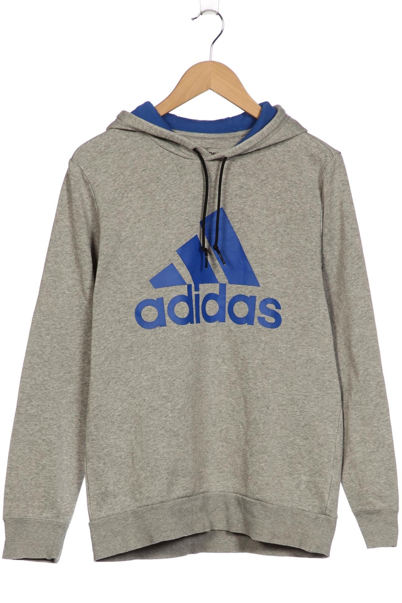 

adidas Herren Kapuzenpullover, grau, Gr. 46