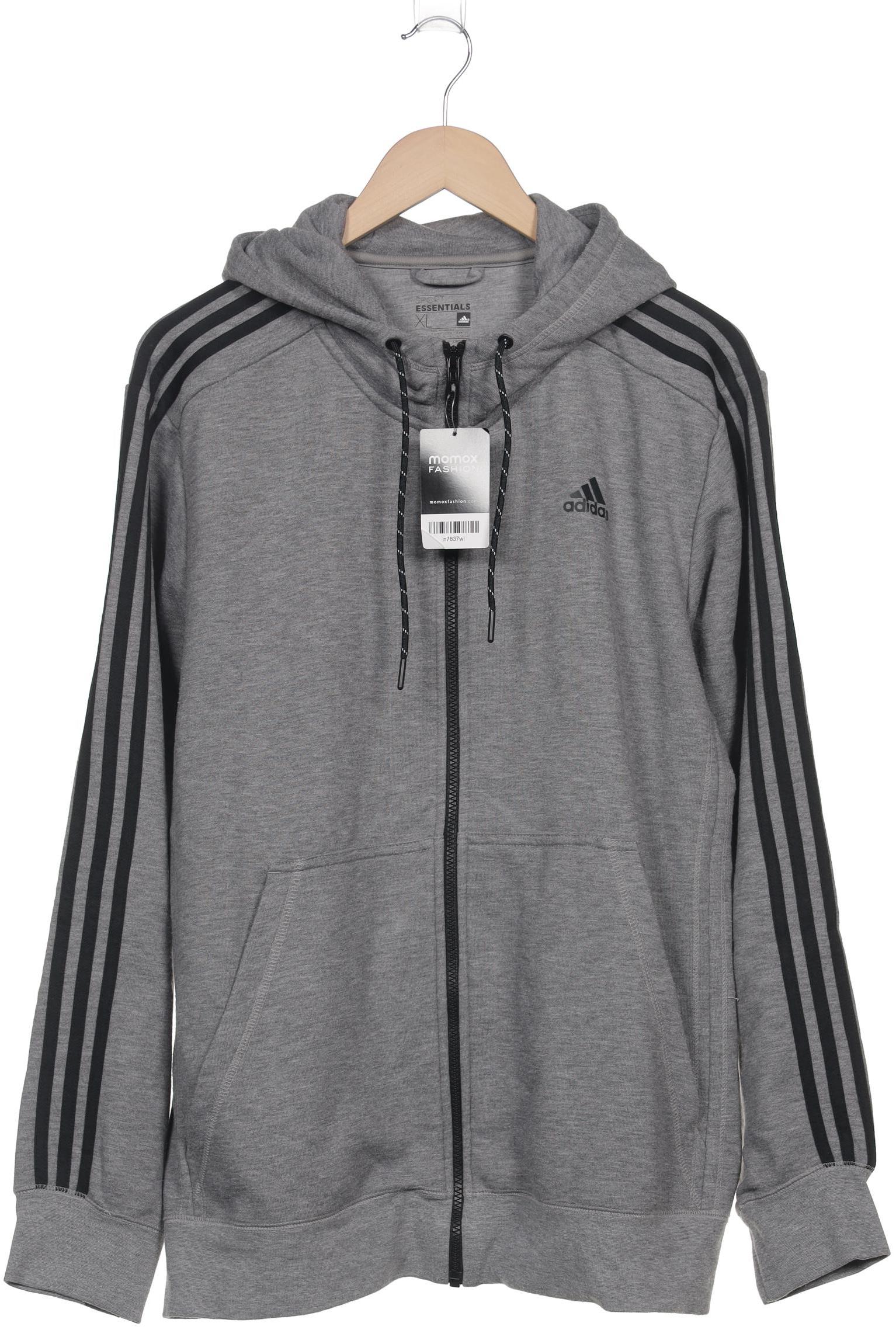 

adidas Herren Kapuzenpullover, grau, Gr. 54