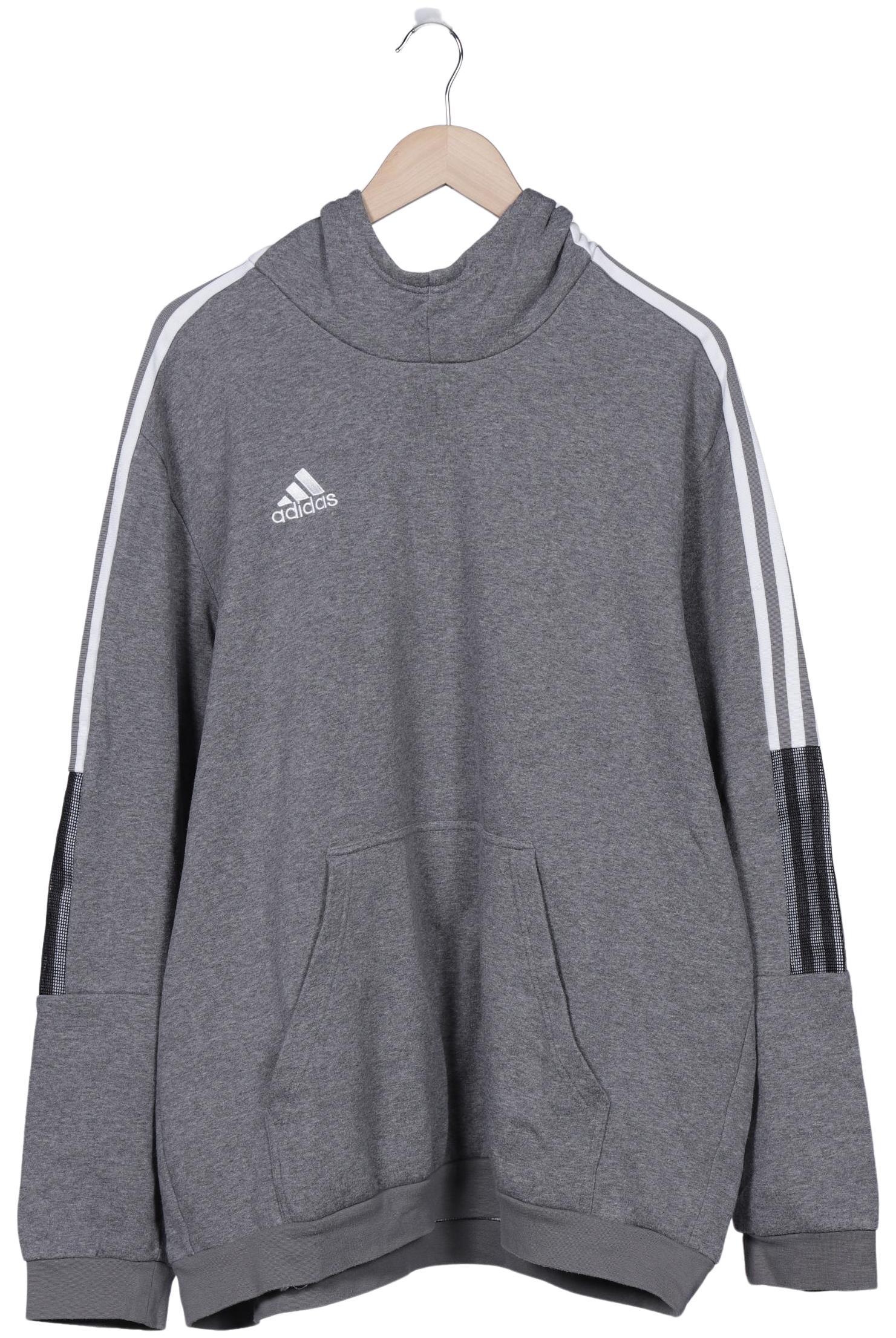 

adidas Herren Kapuzenpullover, grau, Gr. 56