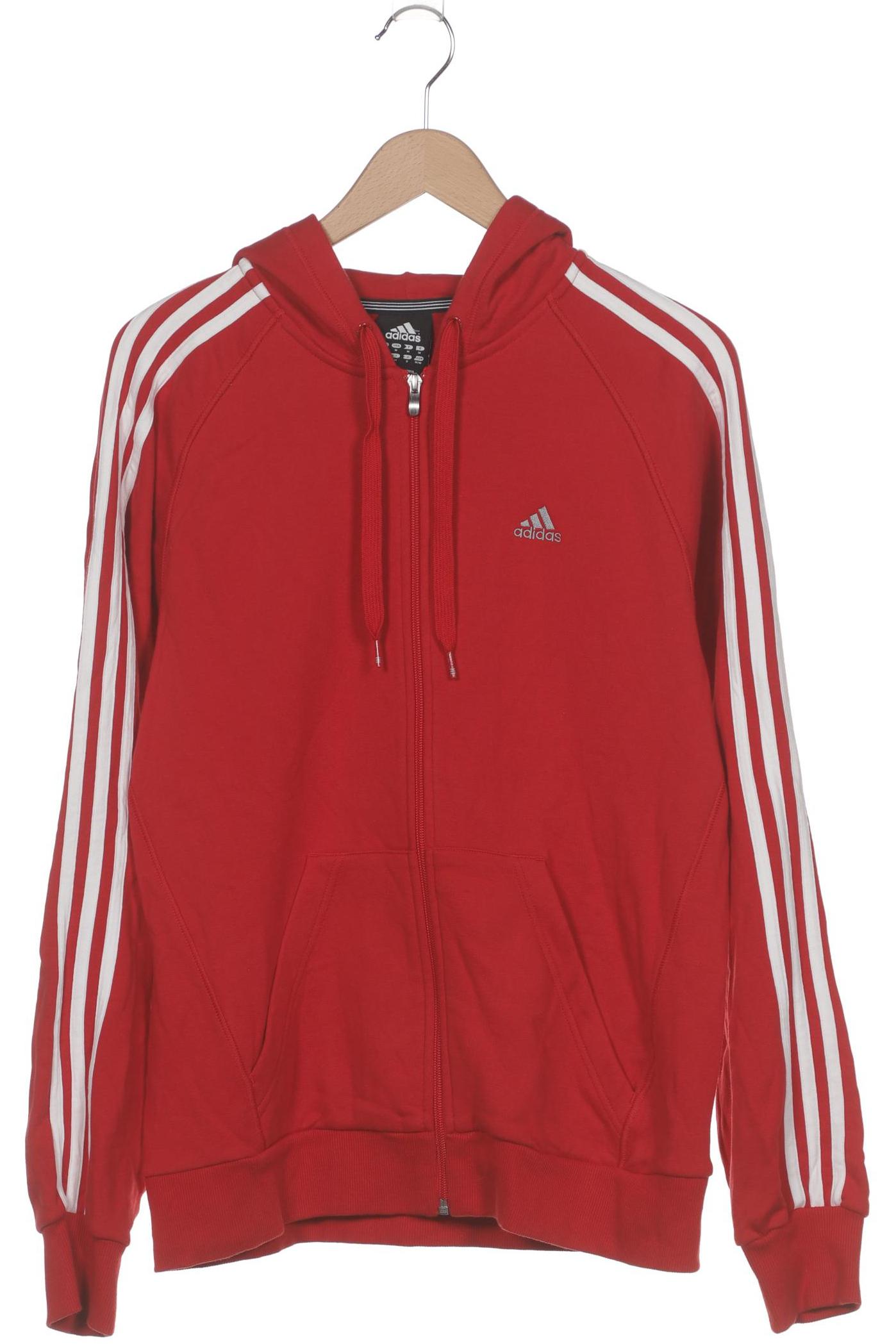 

adidas Herren Kapuzenpullover, rot, Gr. 48