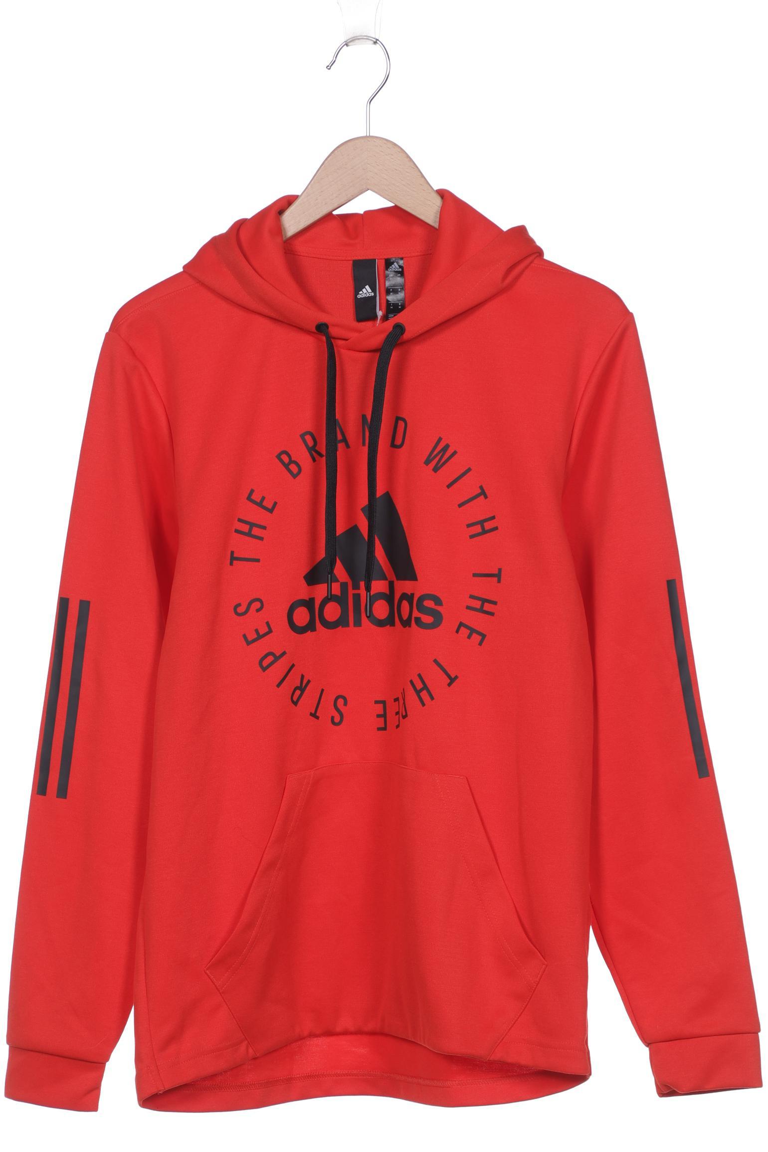 

adidas Herren Kapuzenpullover, rot, Gr. 48