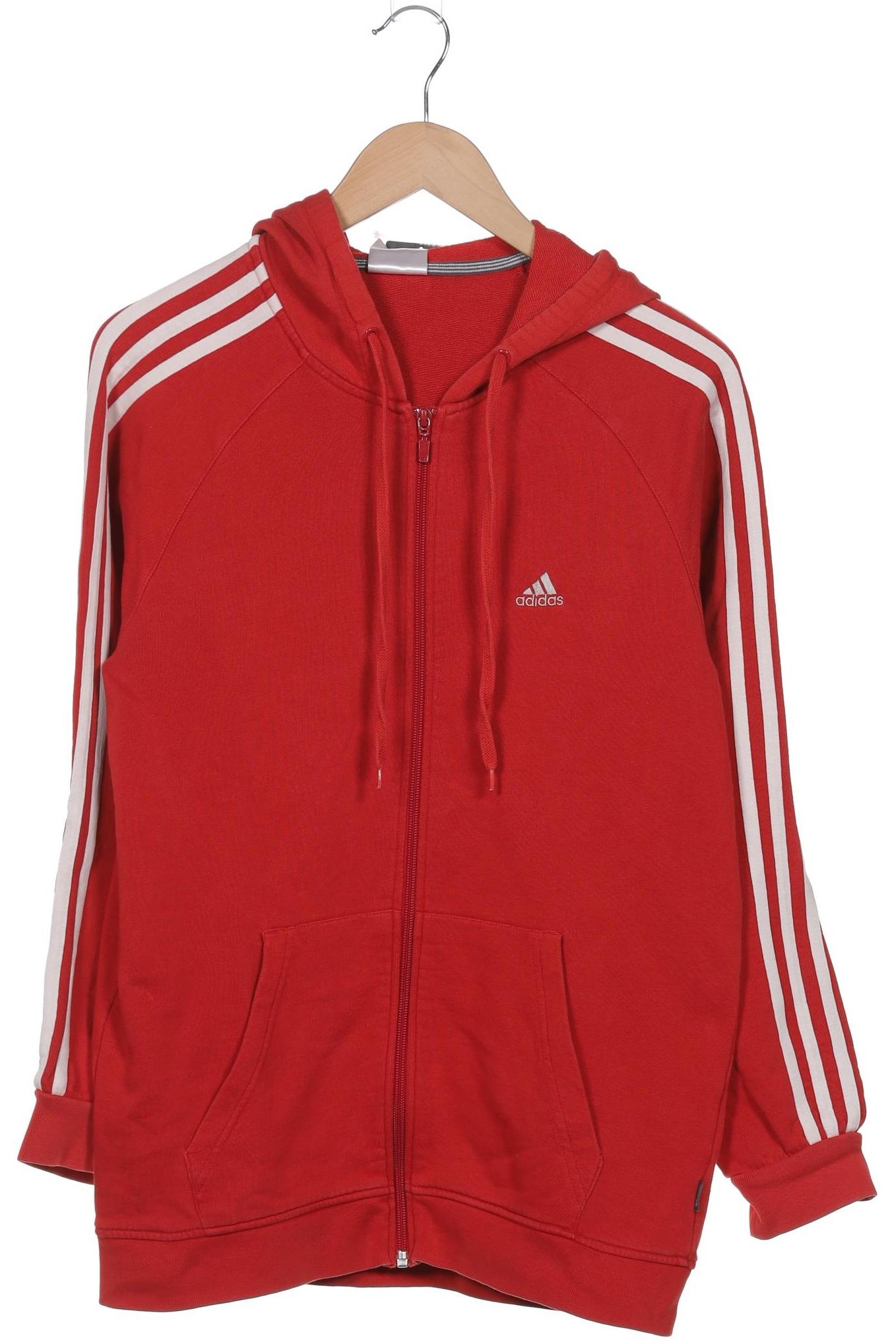 

adidas Herren Kapuzenpullover, rot, Gr. 46