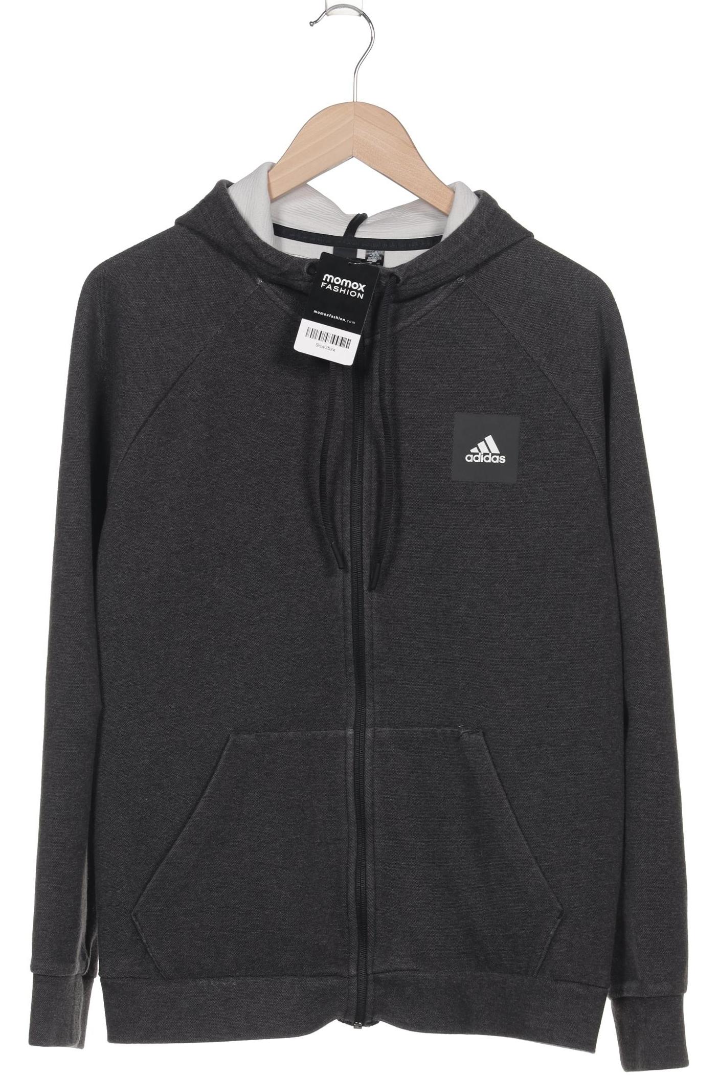 

adidas Herren Kapuzenpullover, grau, Gr. 48