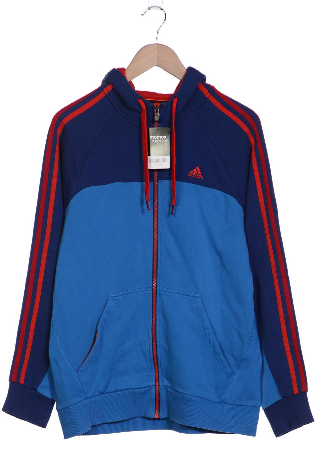 

adidas Herren Kapuzenpullover, blau, Gr. 48