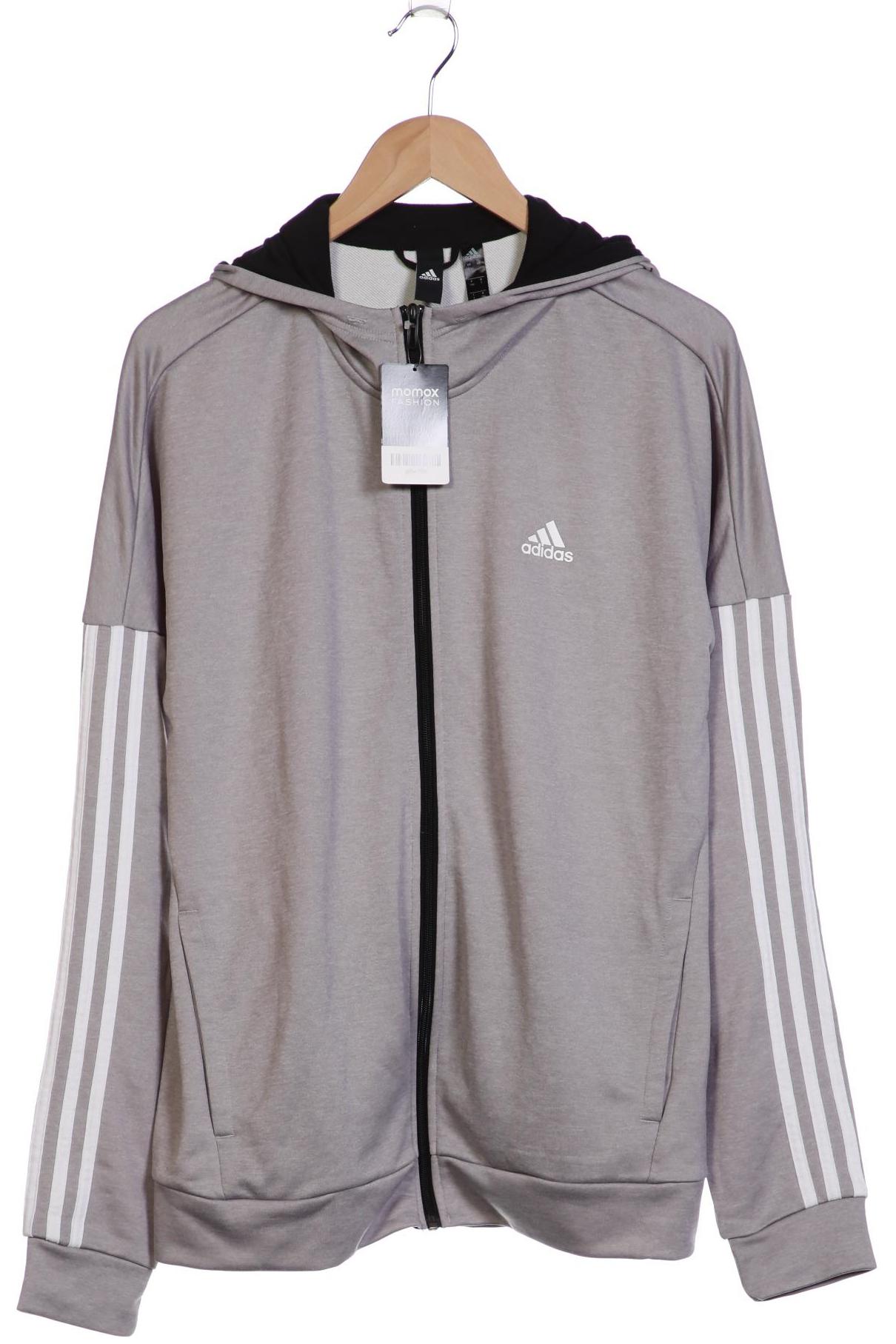

adidas Herren Kapuzenpullover, grau, Gr. 48